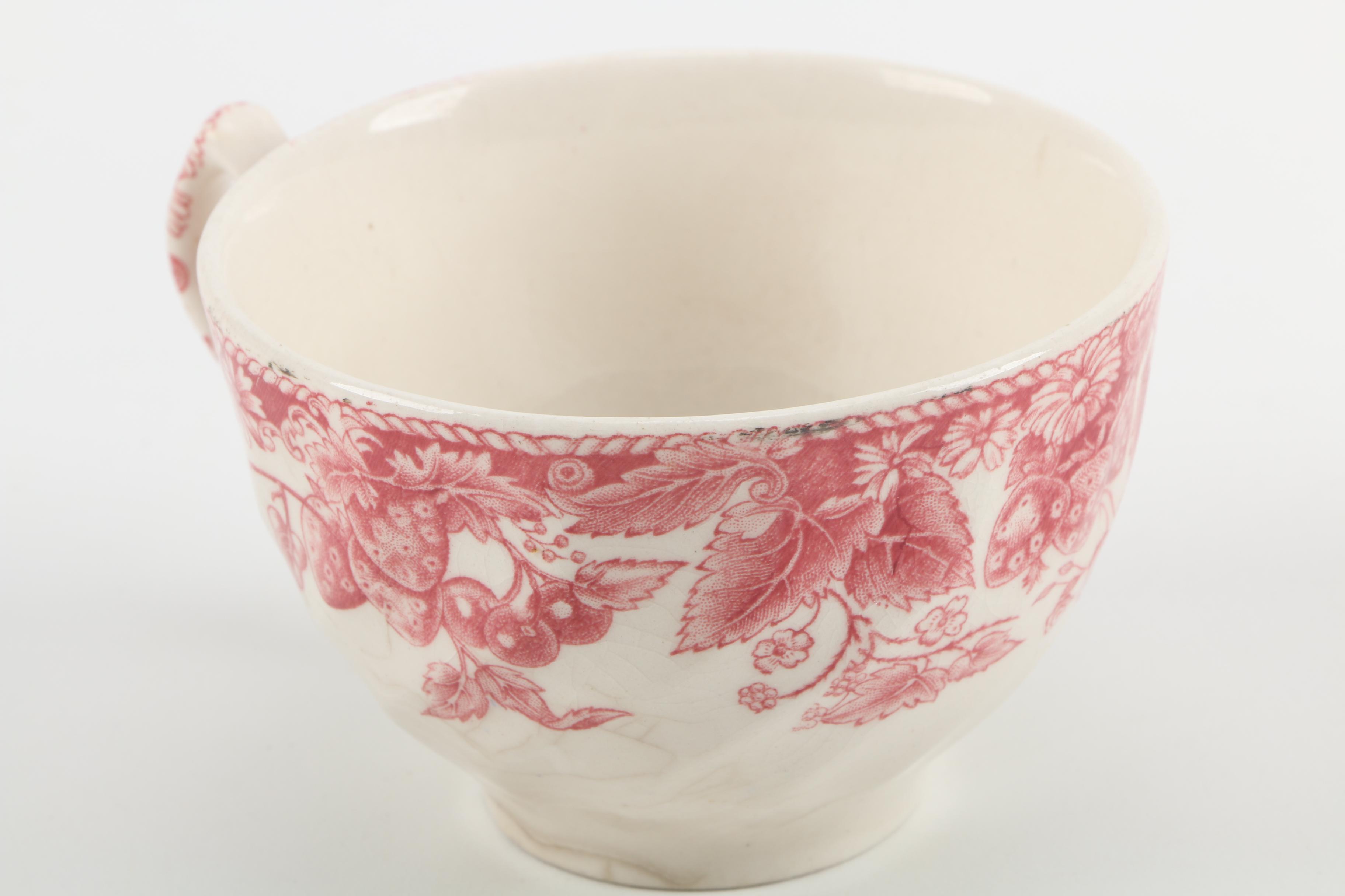 Johnson Brothers "Strawberry Fair" Ironstone Tableware