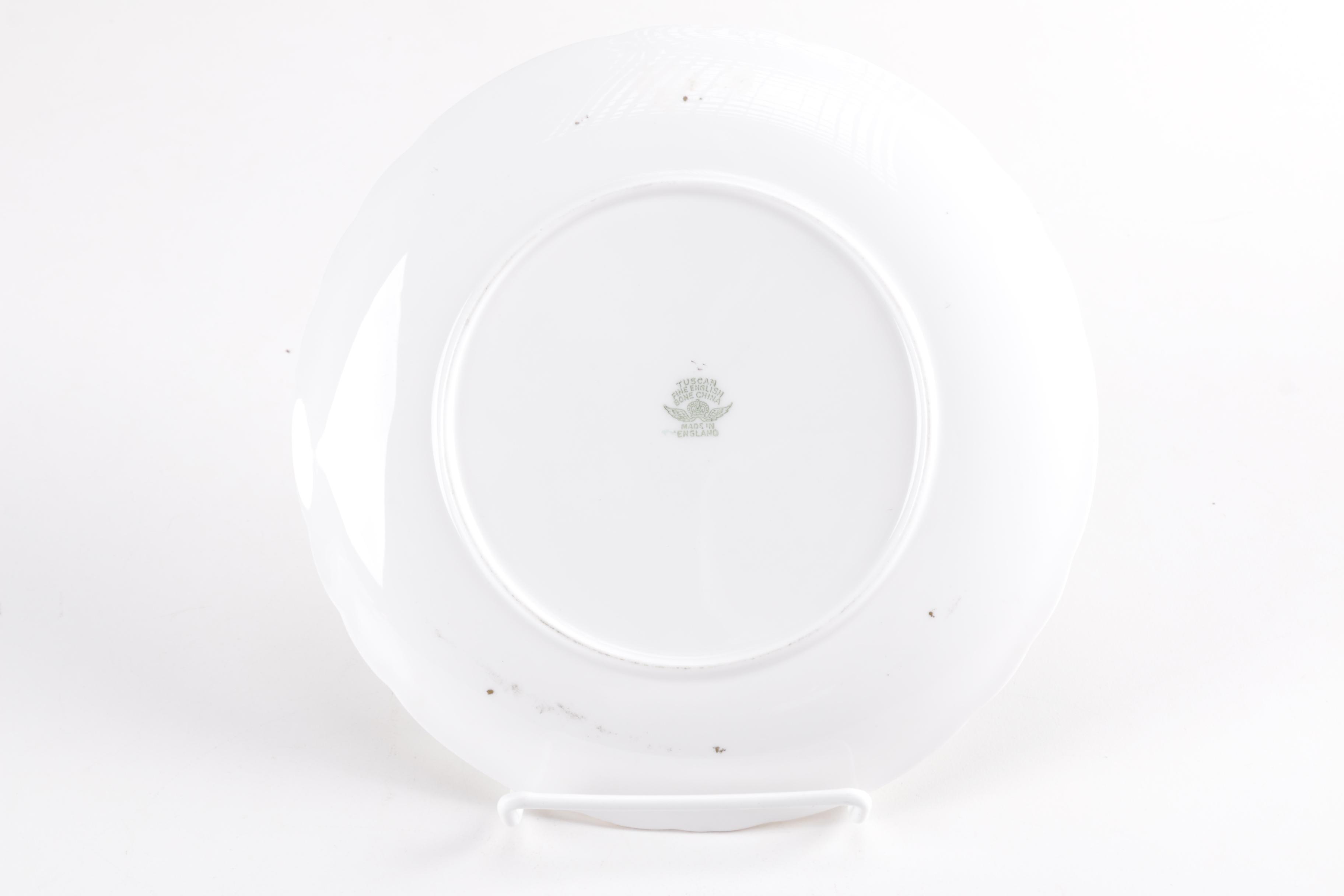 Tuscan China Dessert Service