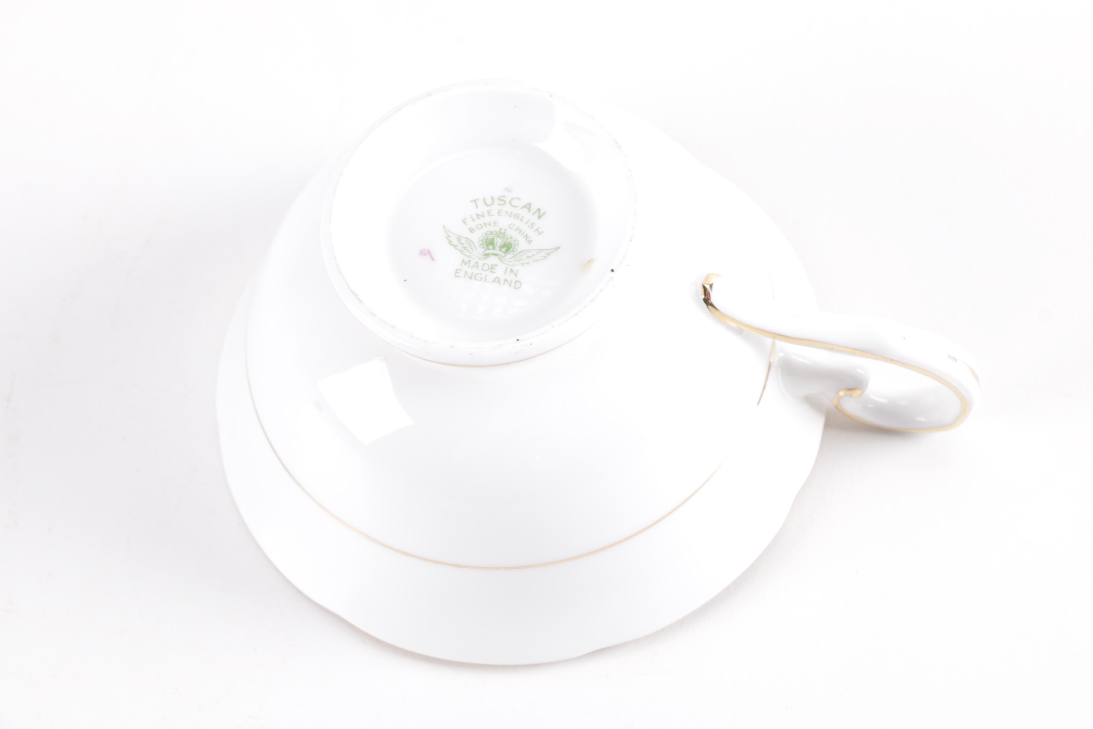 Tuscan China Dessert Service