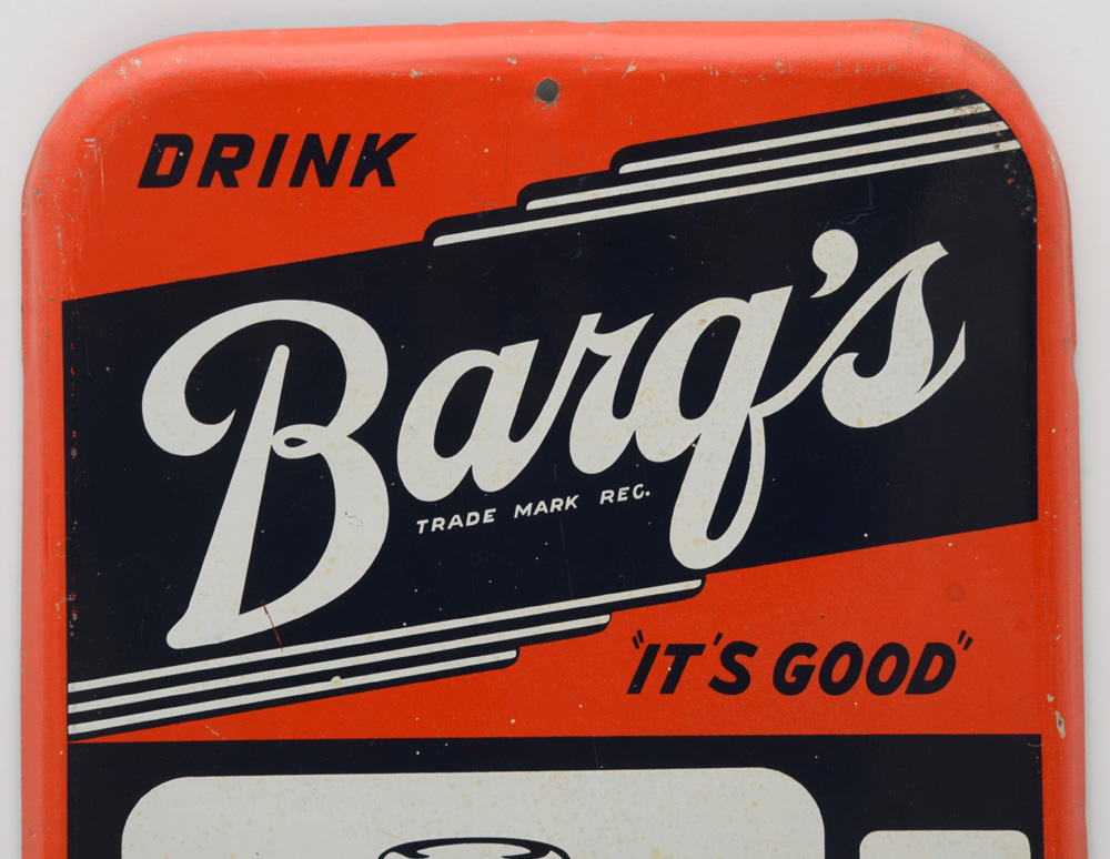 Vintage Barq's Advertisement Thermometer