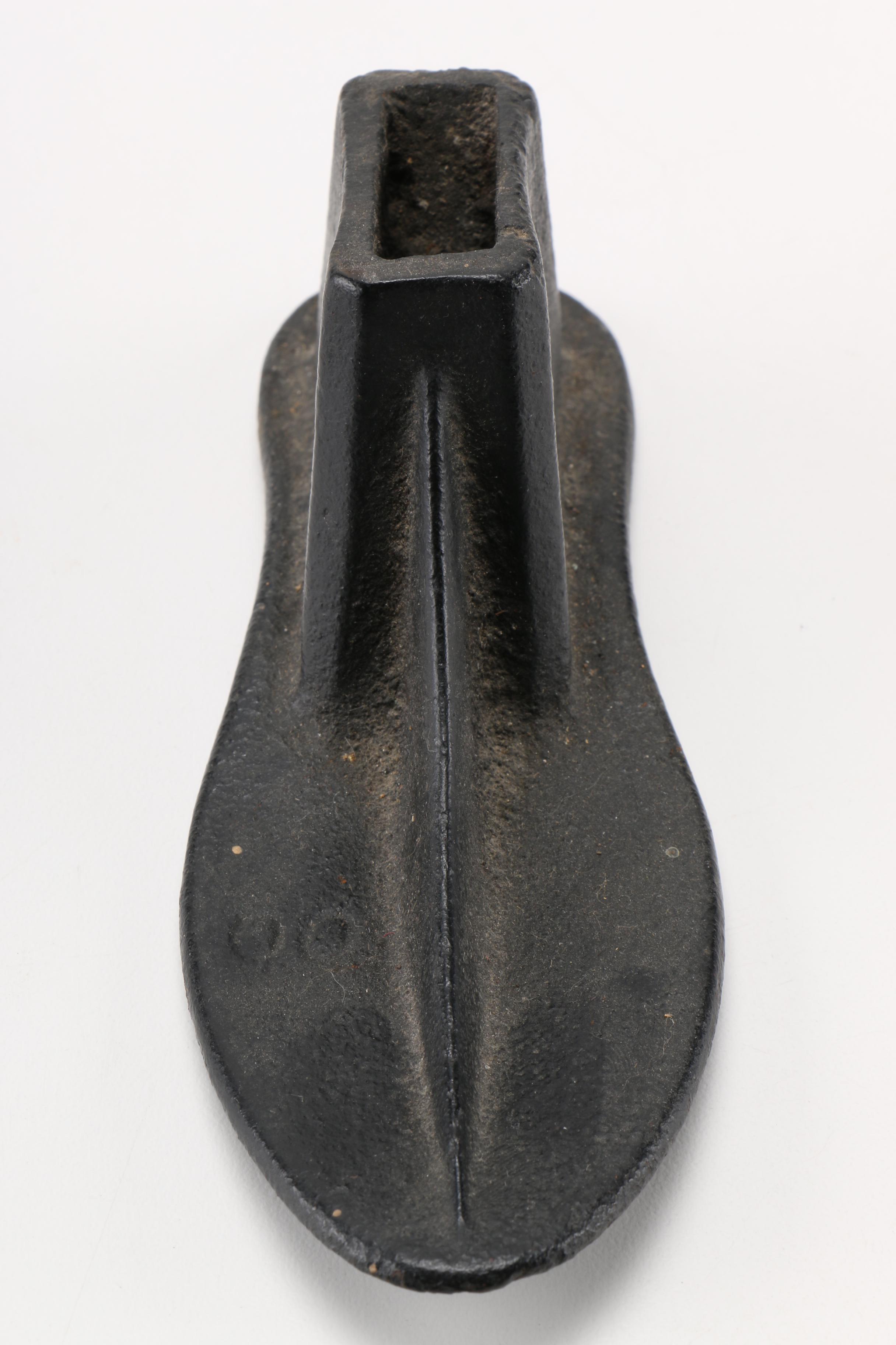 Cast Iron Shoe Cobbler Forms and Horseshoes
