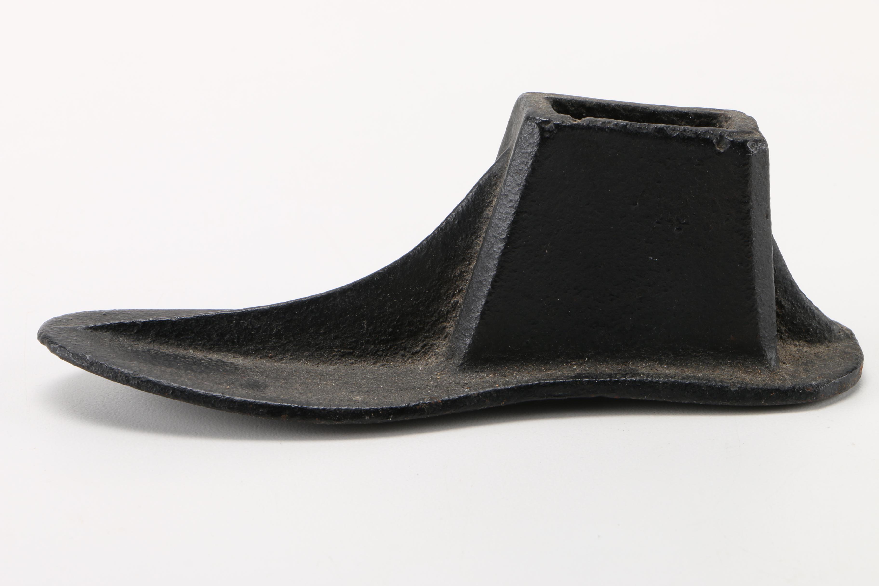 Cast Iron Shoe Cobbler Forms and Horseshoes