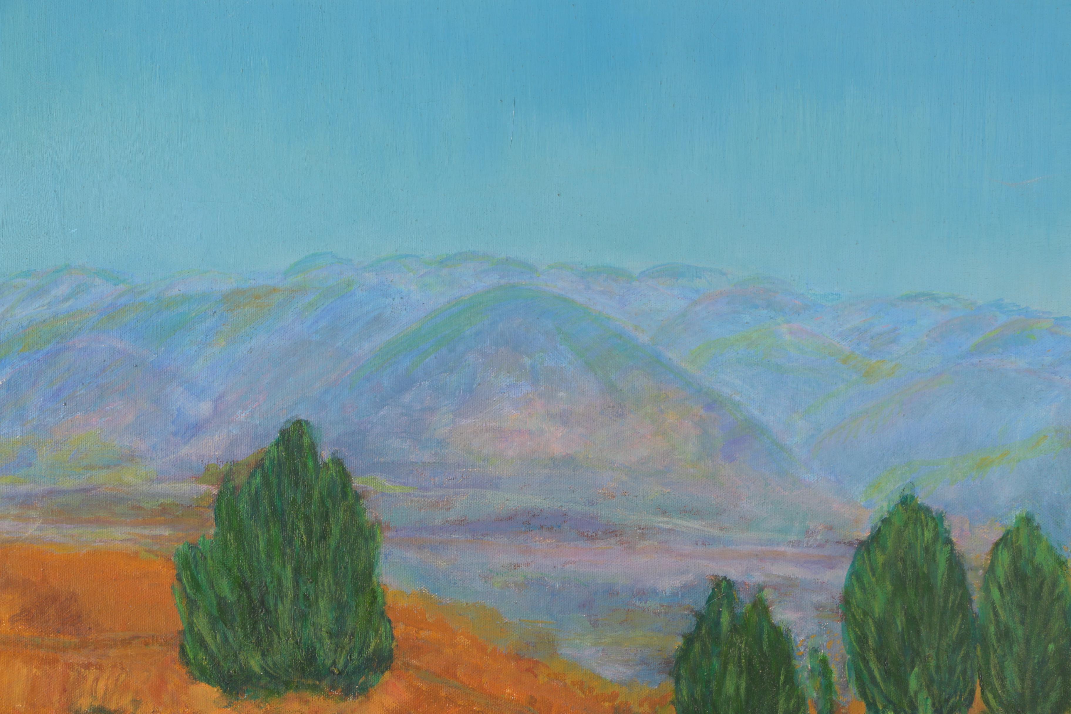 Eugenie Weinberg Mid-Century Oil Paintings on Canvas and Board