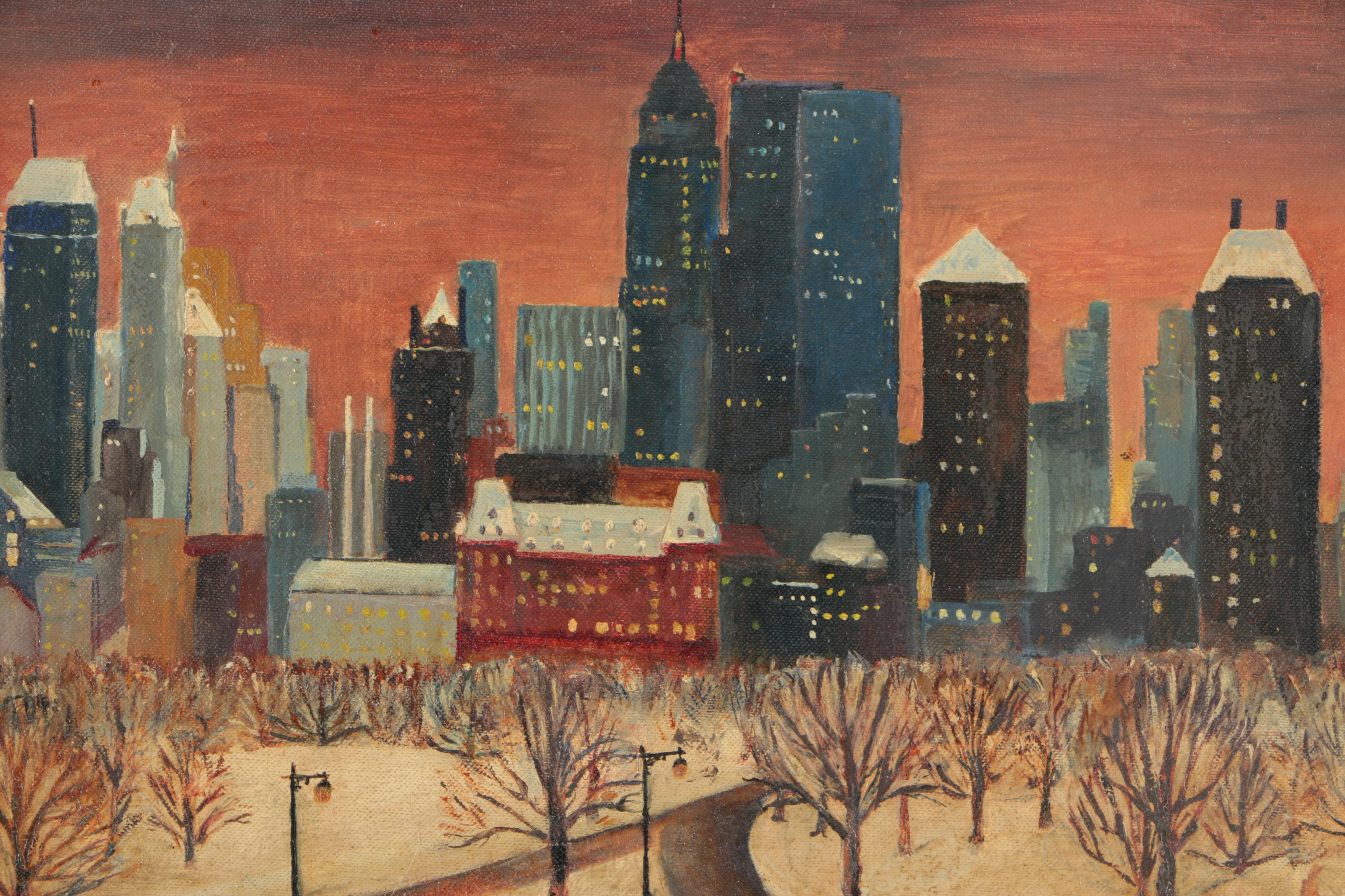 Eugenie Weinberg Mid-Century Oil Paintings on Canvas and Board