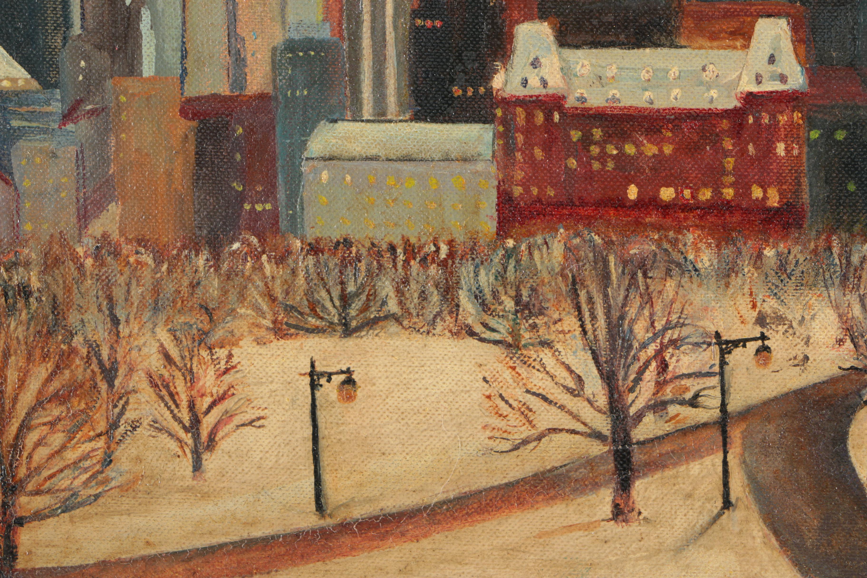 Eugenie Weinberg Mid-Century Oil Paintings on Canvas and Board