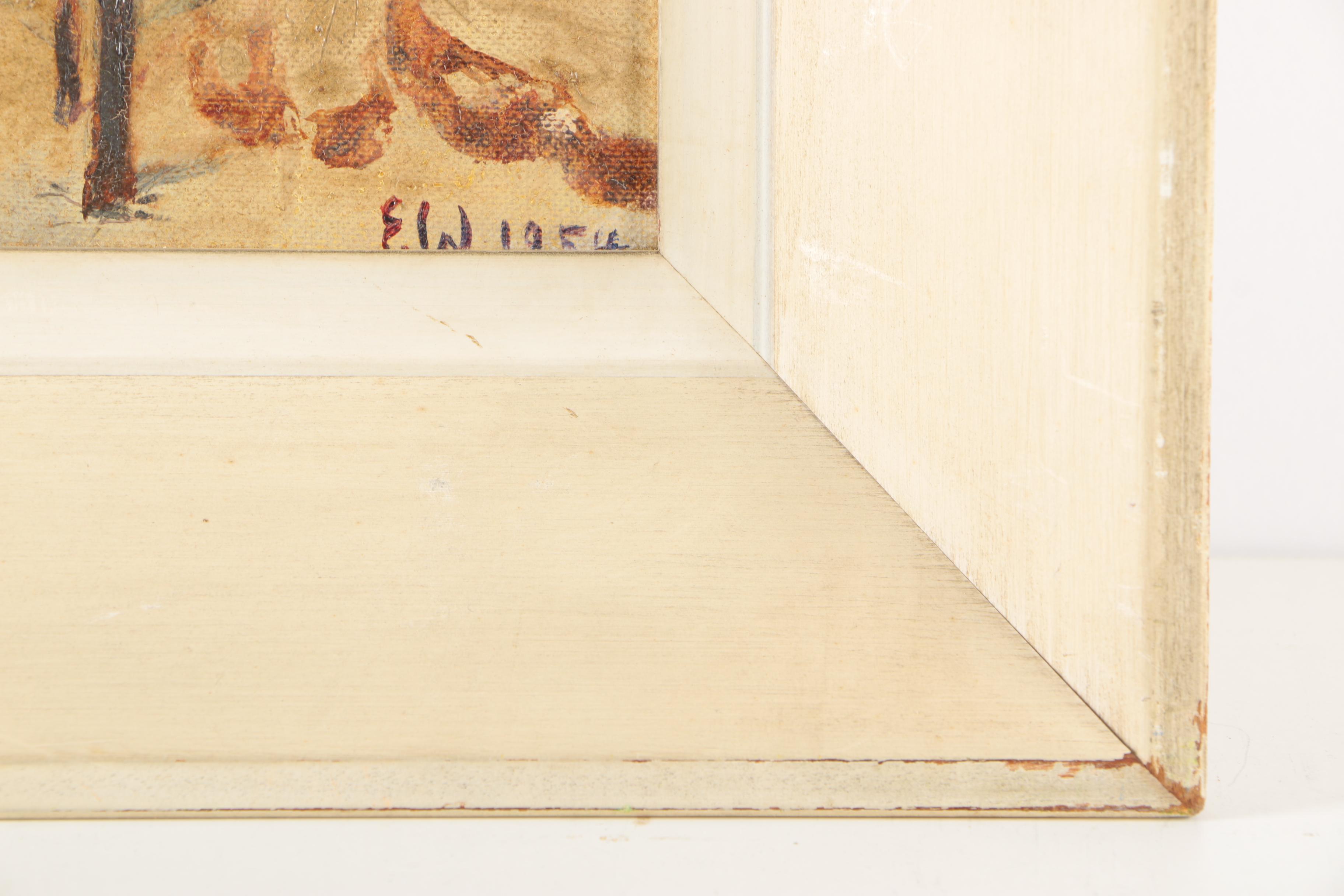 Eugenie Weinberg Mid-Century Oil Paintings on Canvas and Board