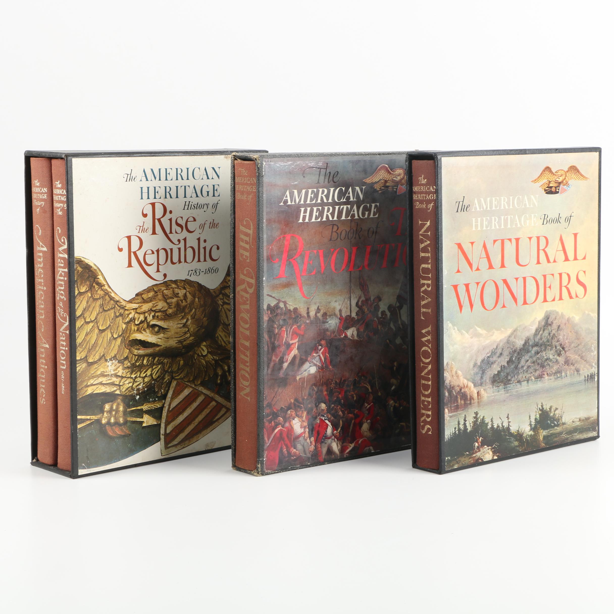 Vintage American Heritage Book Collection