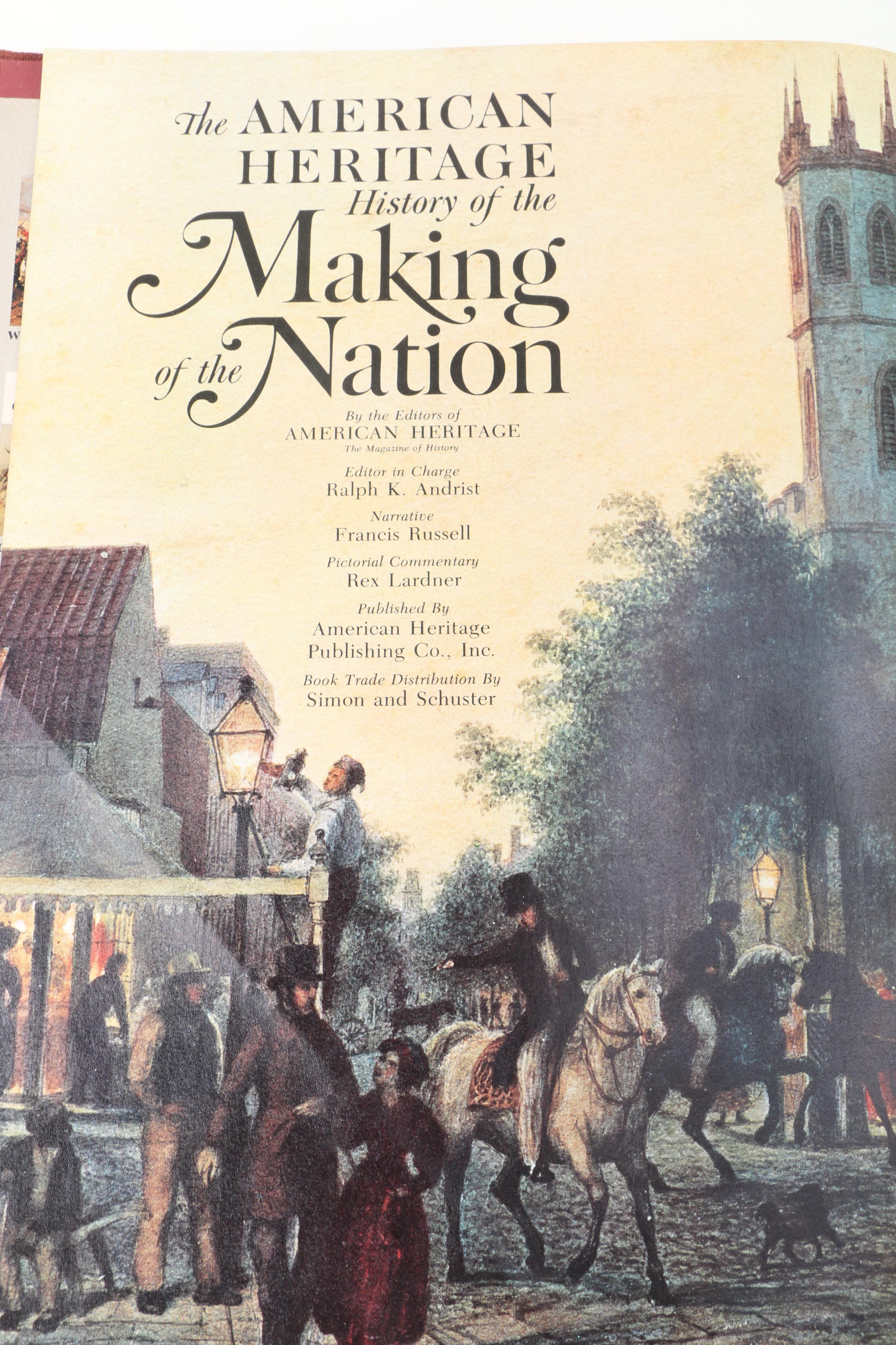 Vintage American Heritage Book Collection