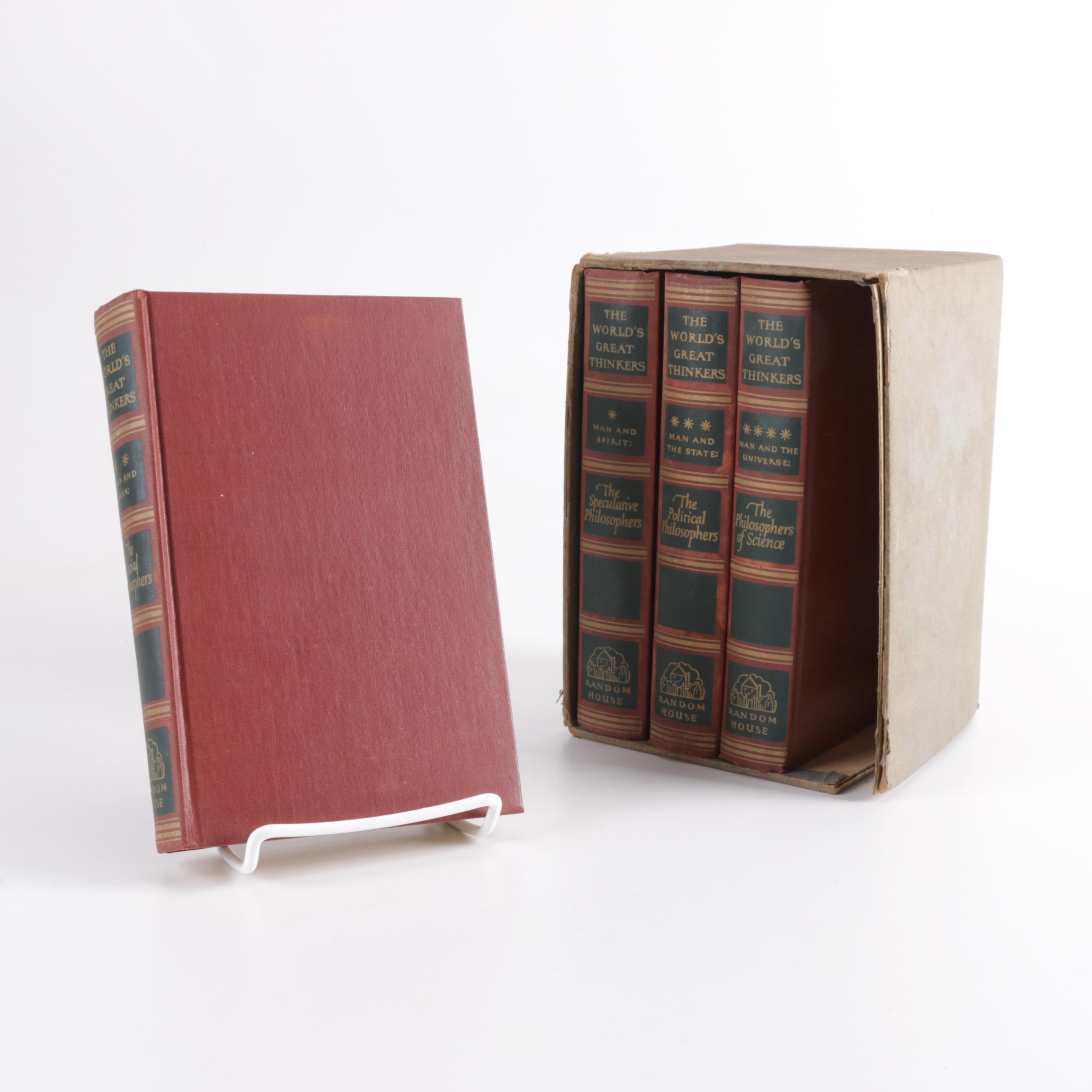 Four Volume Set of "The World's Great Thinkers"