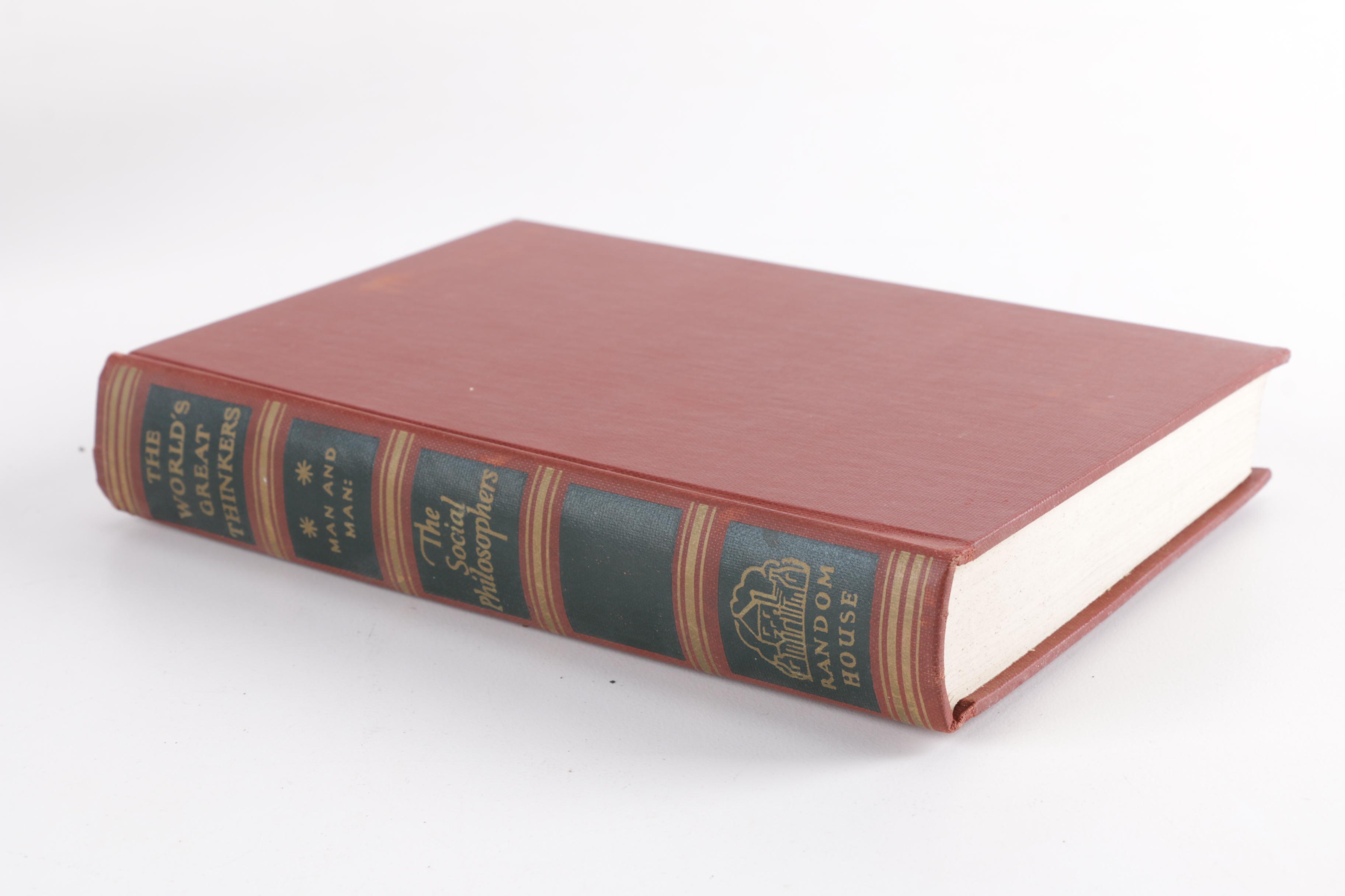 Four Volume Set of "The World's Great Thinkers"