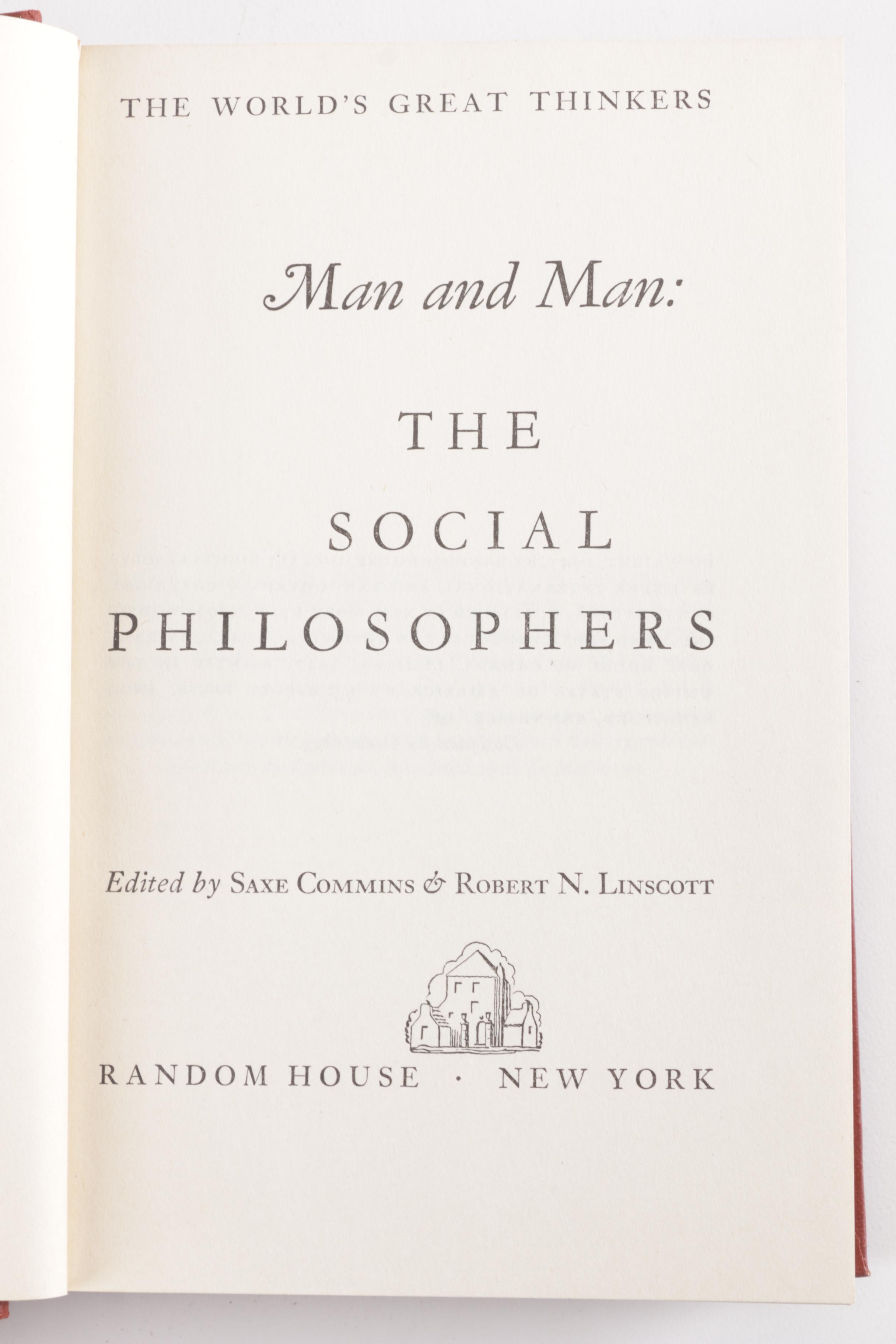 Four Volume Set of "The World's Great Thinkers"