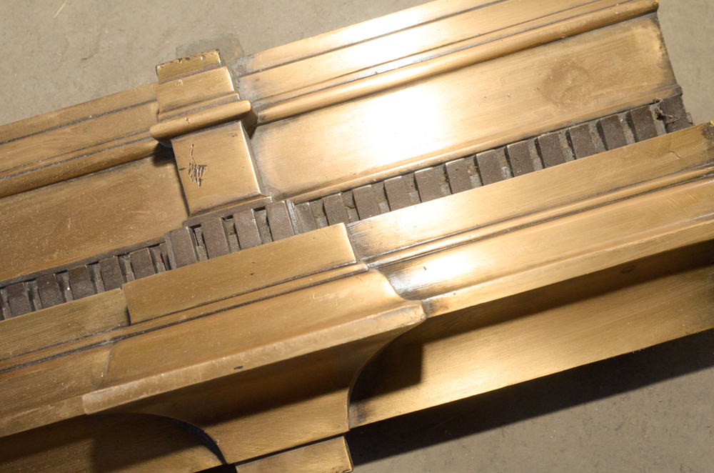 Mirror and Brass Panel Architectural Set