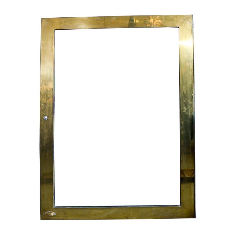 Brass Framed Menu Case