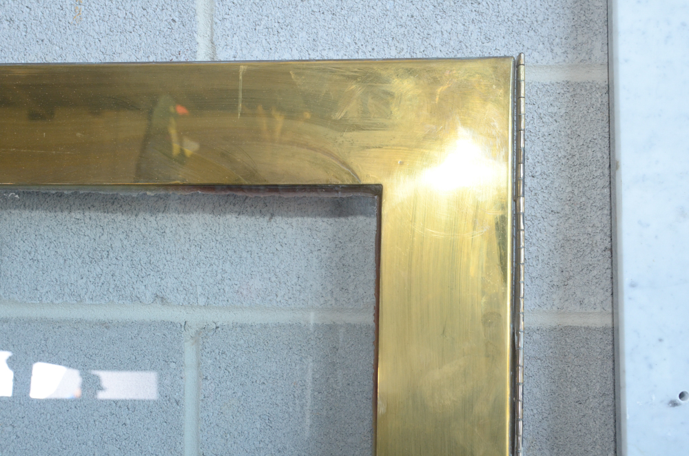 Brass Framed Menu Case