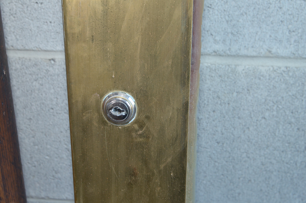 Brass Framed Menu Case