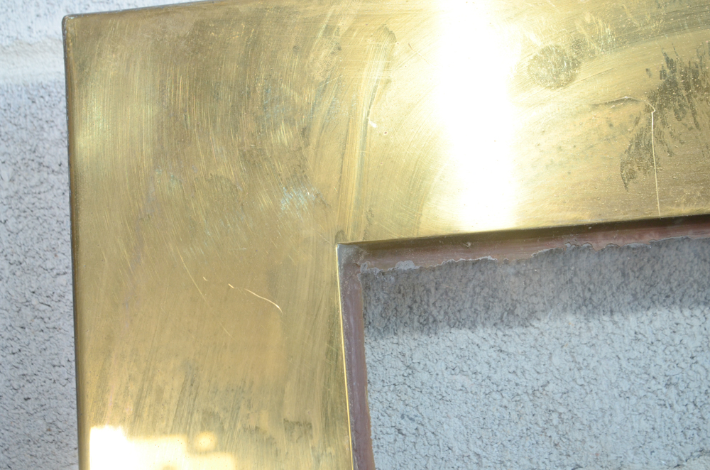 Brass Framed Menu Case