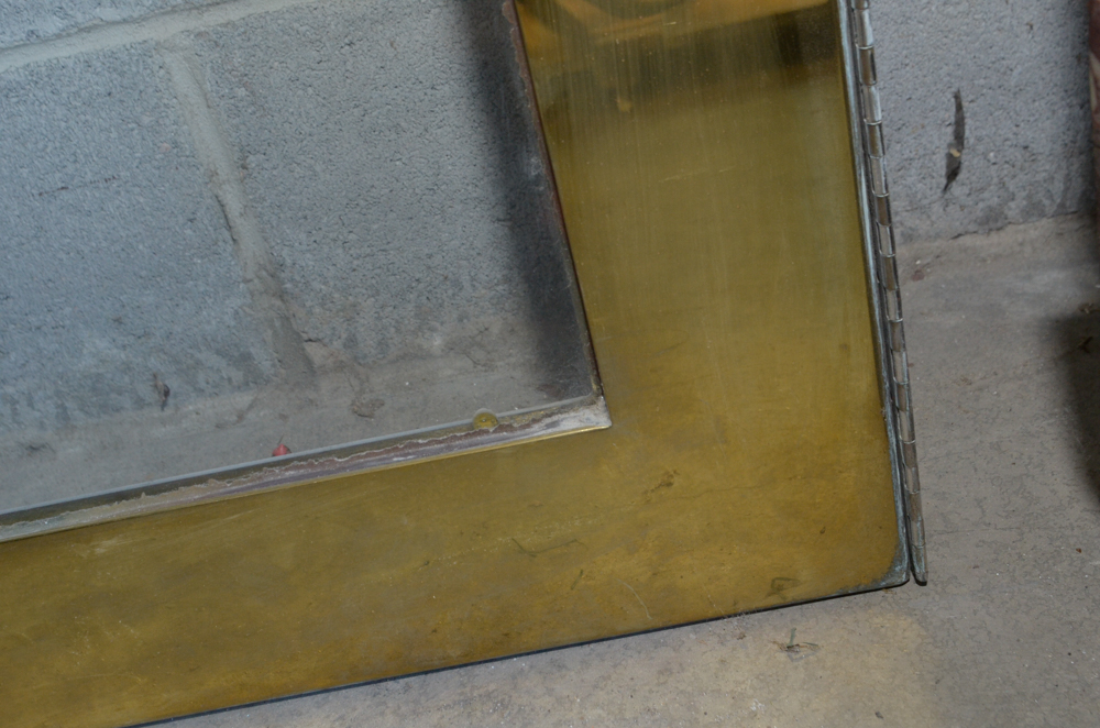 Brass Framed Menu Case