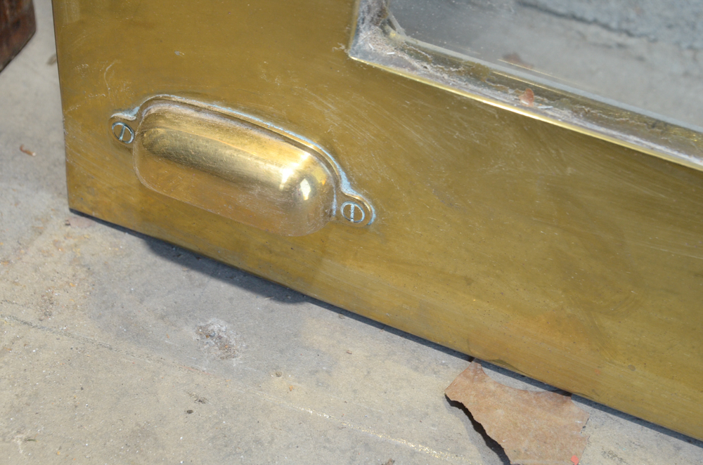 Brass Framed Menu Case