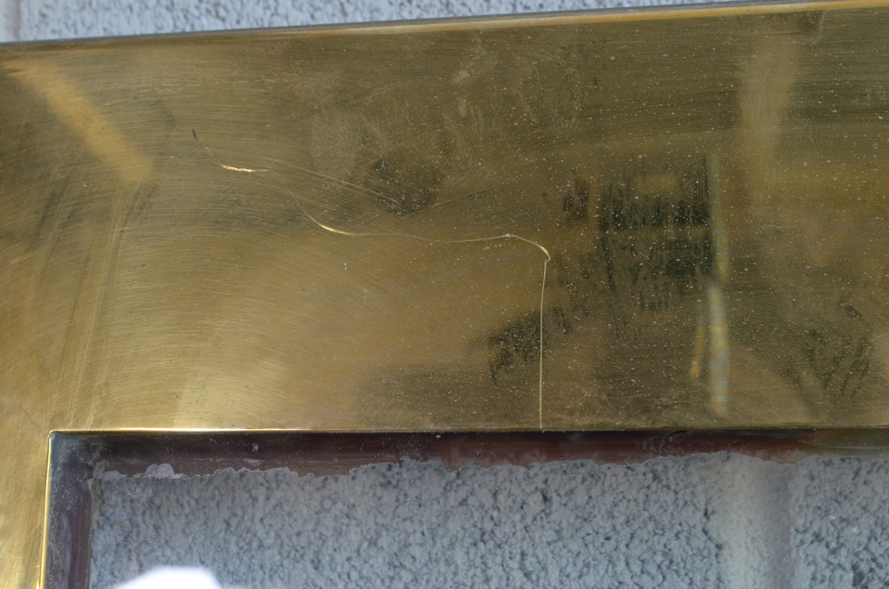 Brass Framed Menu Case