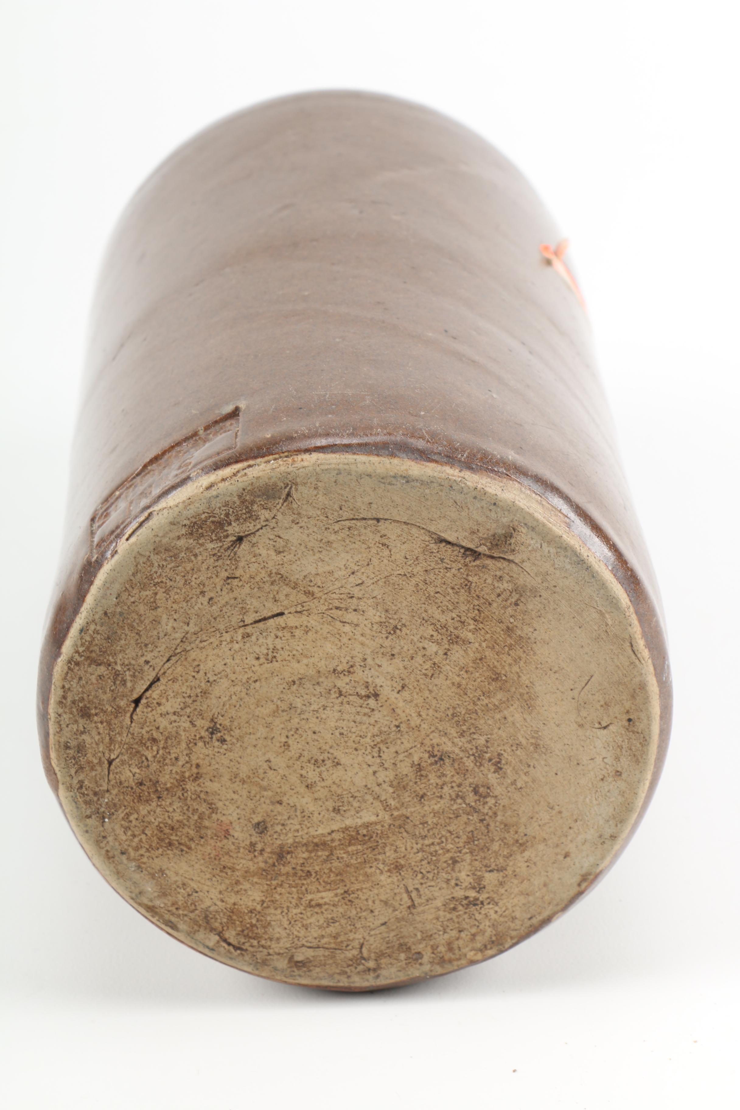 Brown Ceramic Vases, Ink Bottle, and Insulators