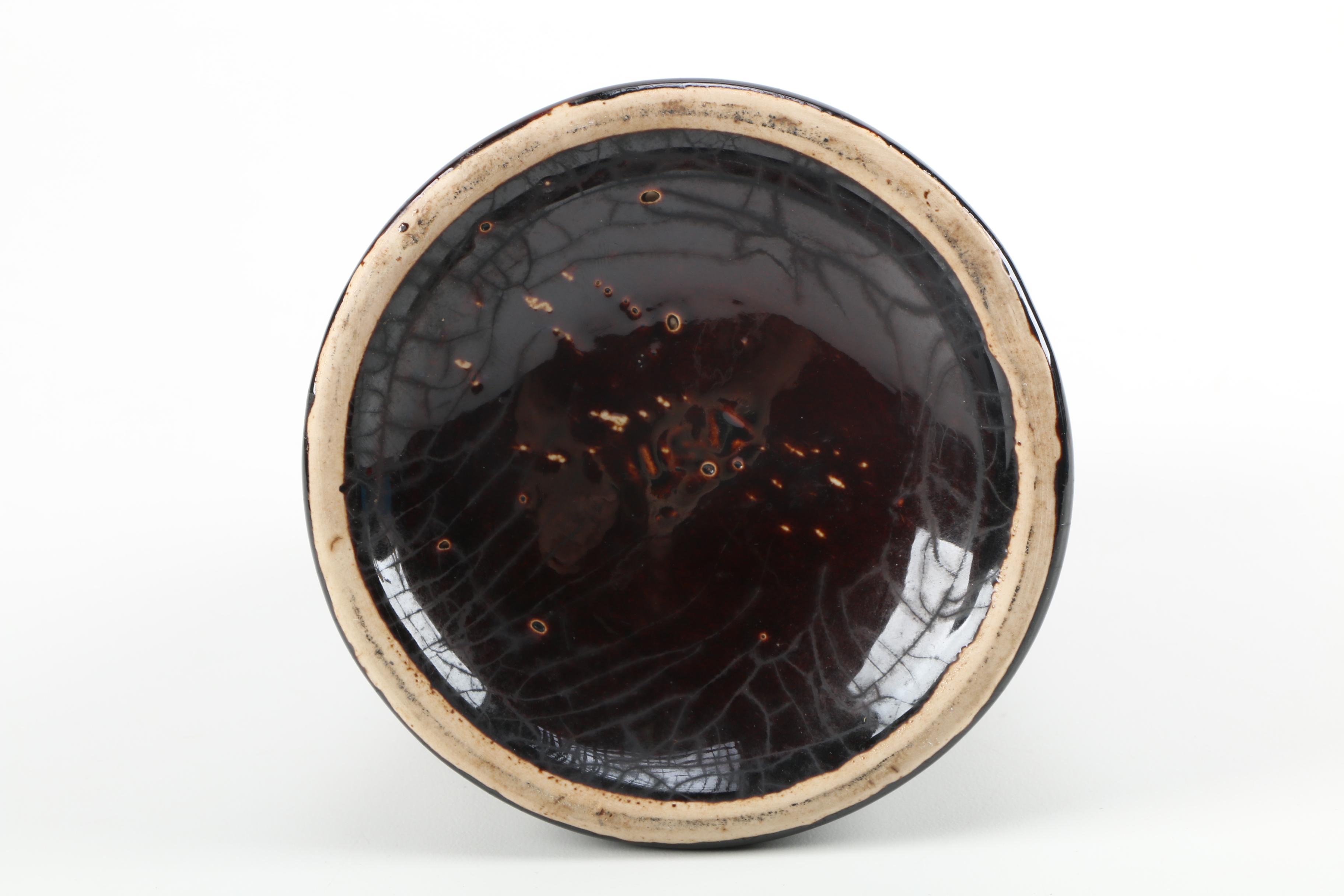 Brown Ceramic Vases, Ink Bottle, and Insulators