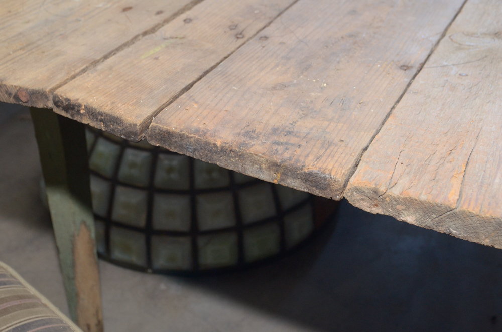 Antique Pine Farm Style Table