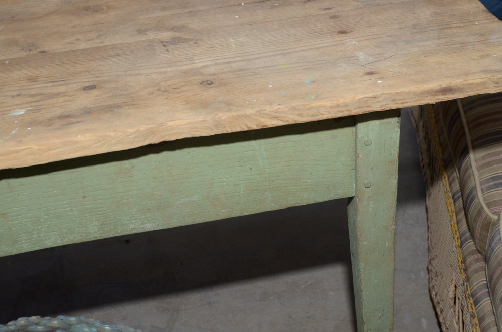Antique Pine Farm Style Table