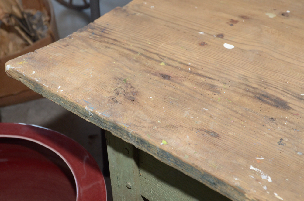Antique Pine Farm Style Table
