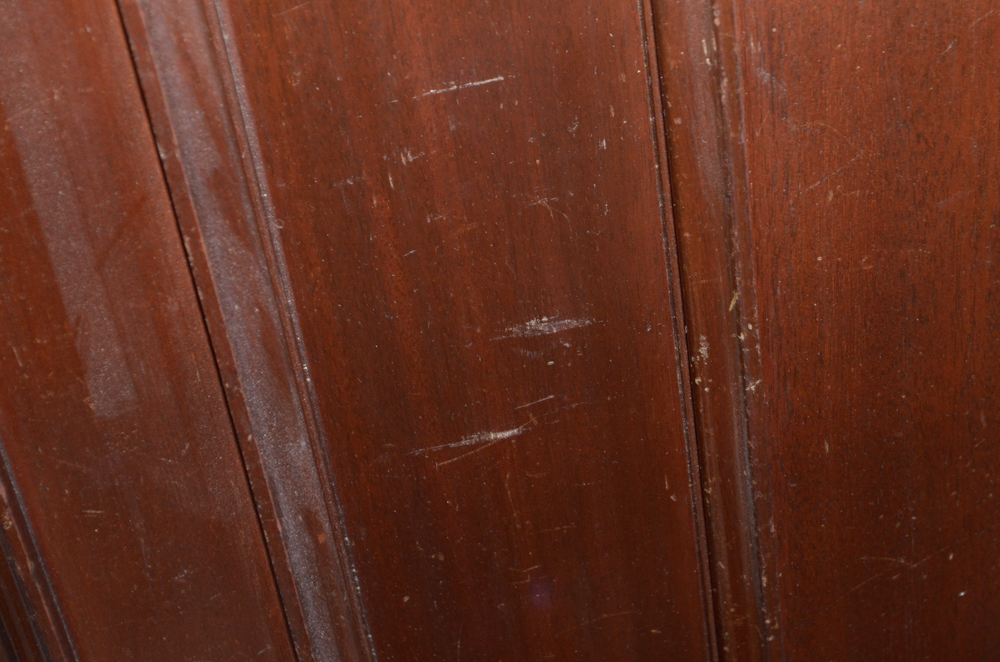 Paneled Door with Brass Hardware