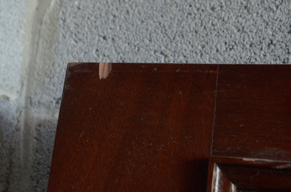 Paneled Door with Brass Hardware