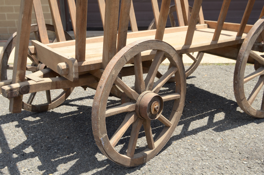 Vintage Wooden Wagon