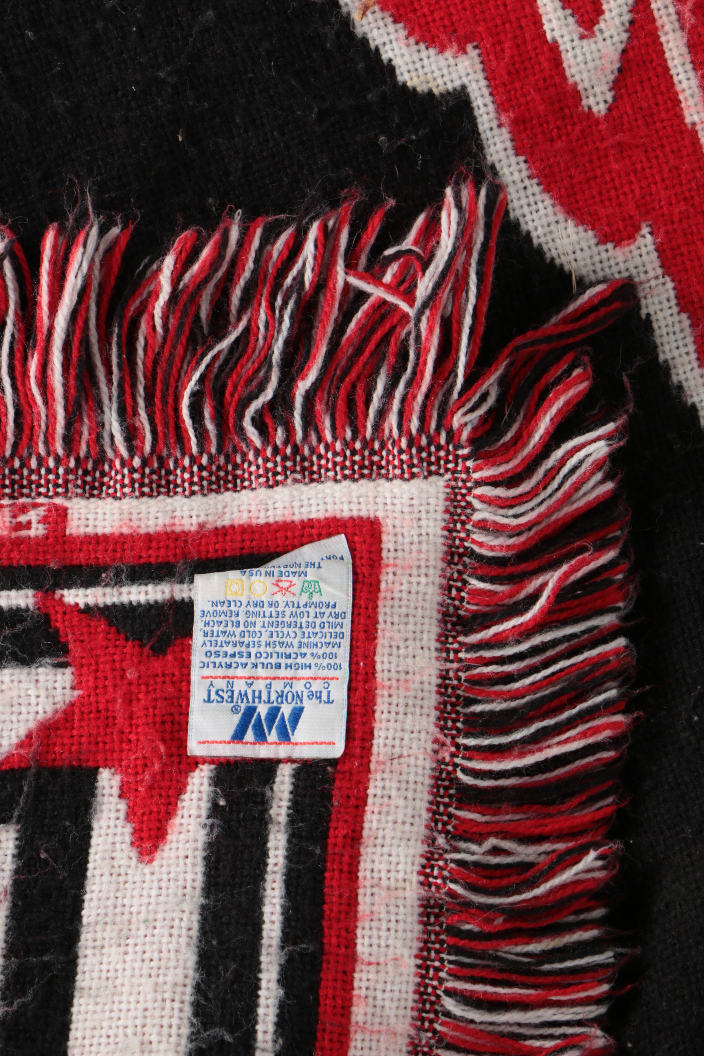 Collection of Detroit Red Wings Blanket and Pillows