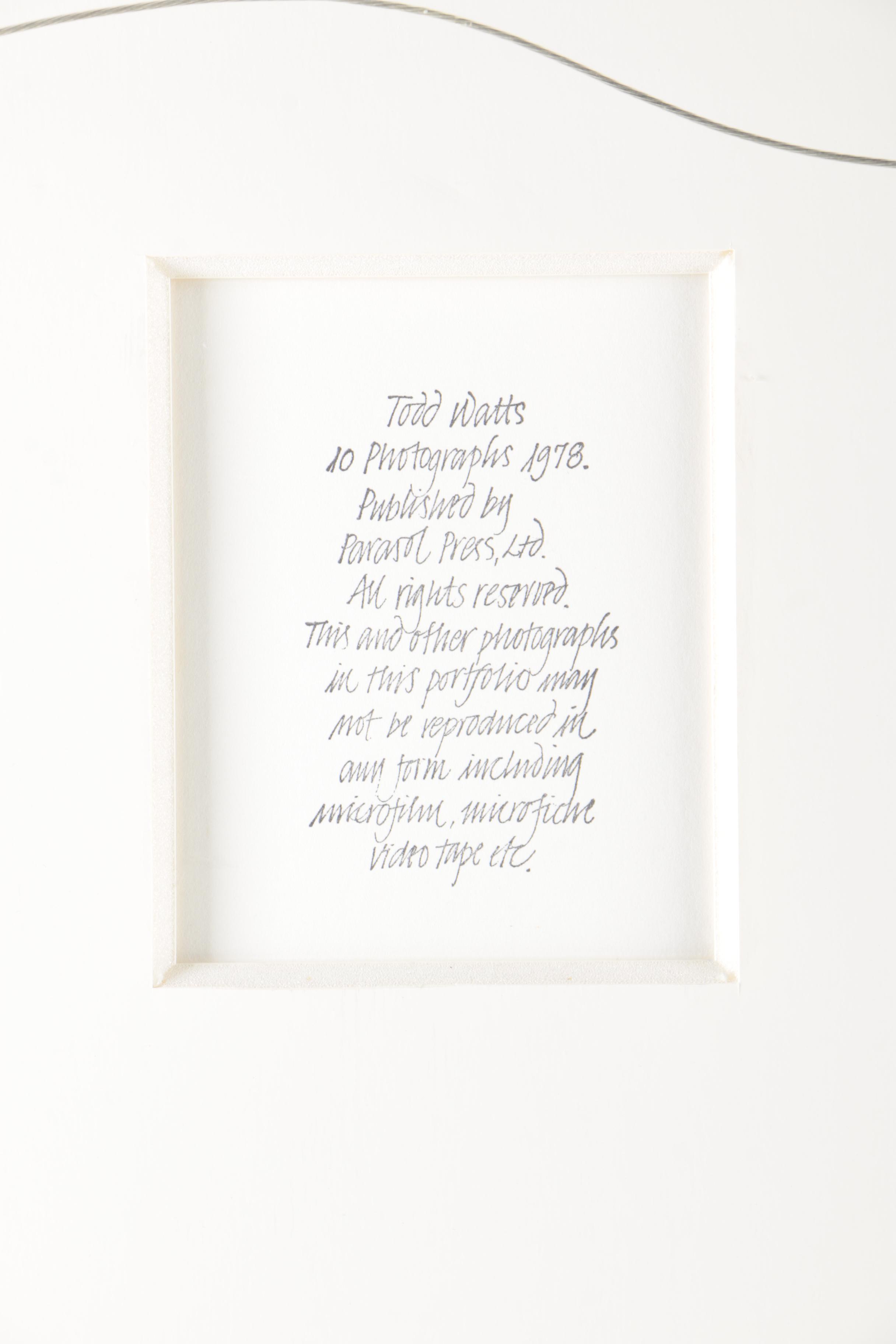 Todd Watts Limited Edition Photograph of Portrait