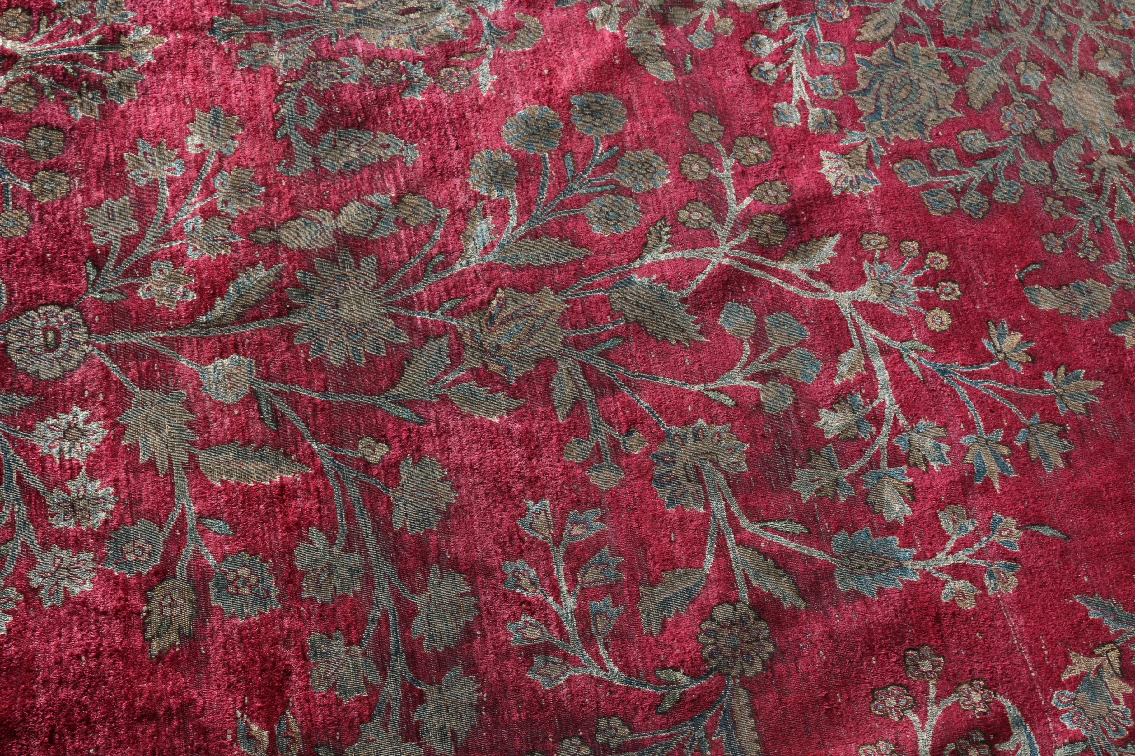 Hand-Knotted Art Silk "Taj Mahal" Persian Style Rug