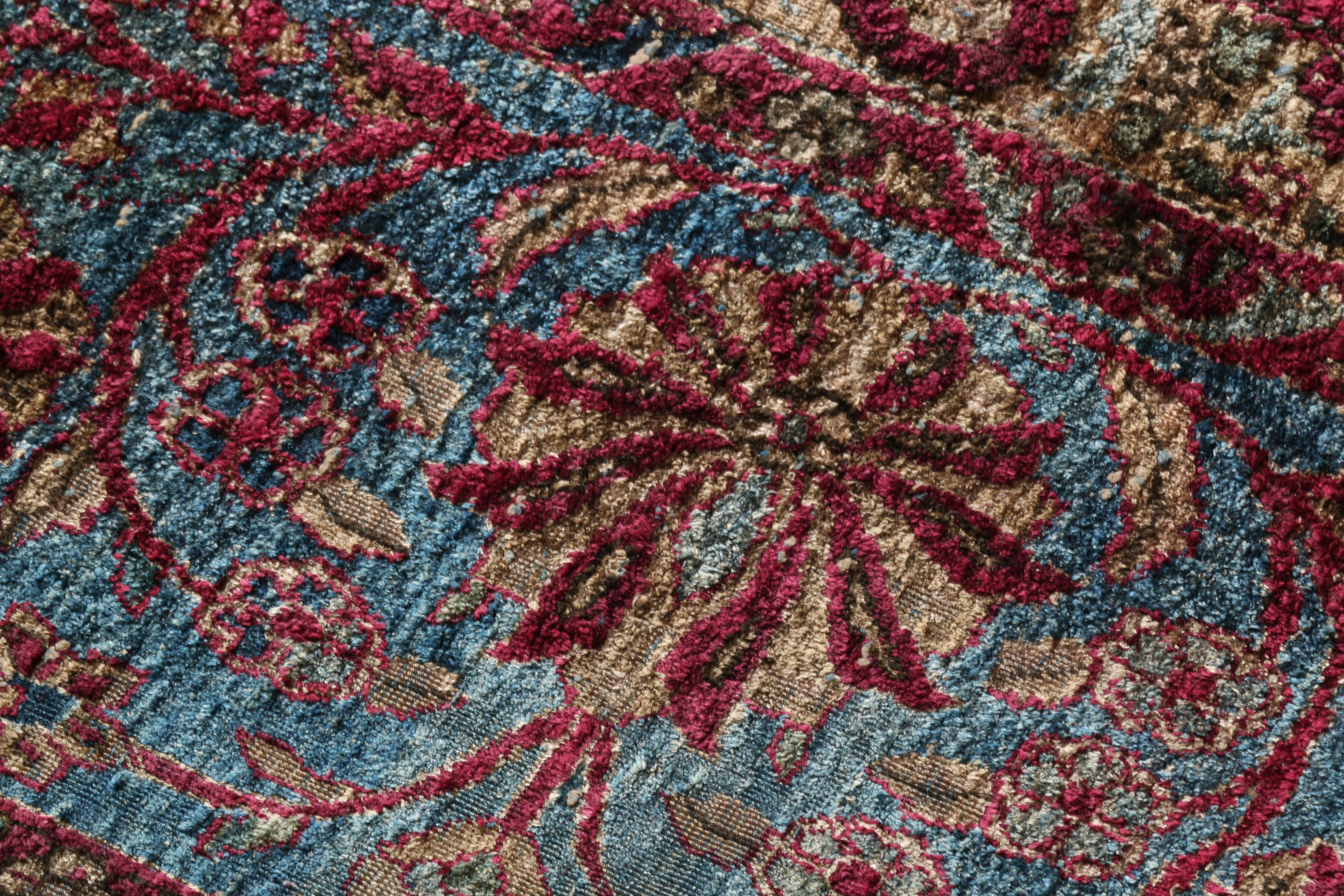 Hand-Knotted Art Silk "Taj Mahal" Persian Style Rug