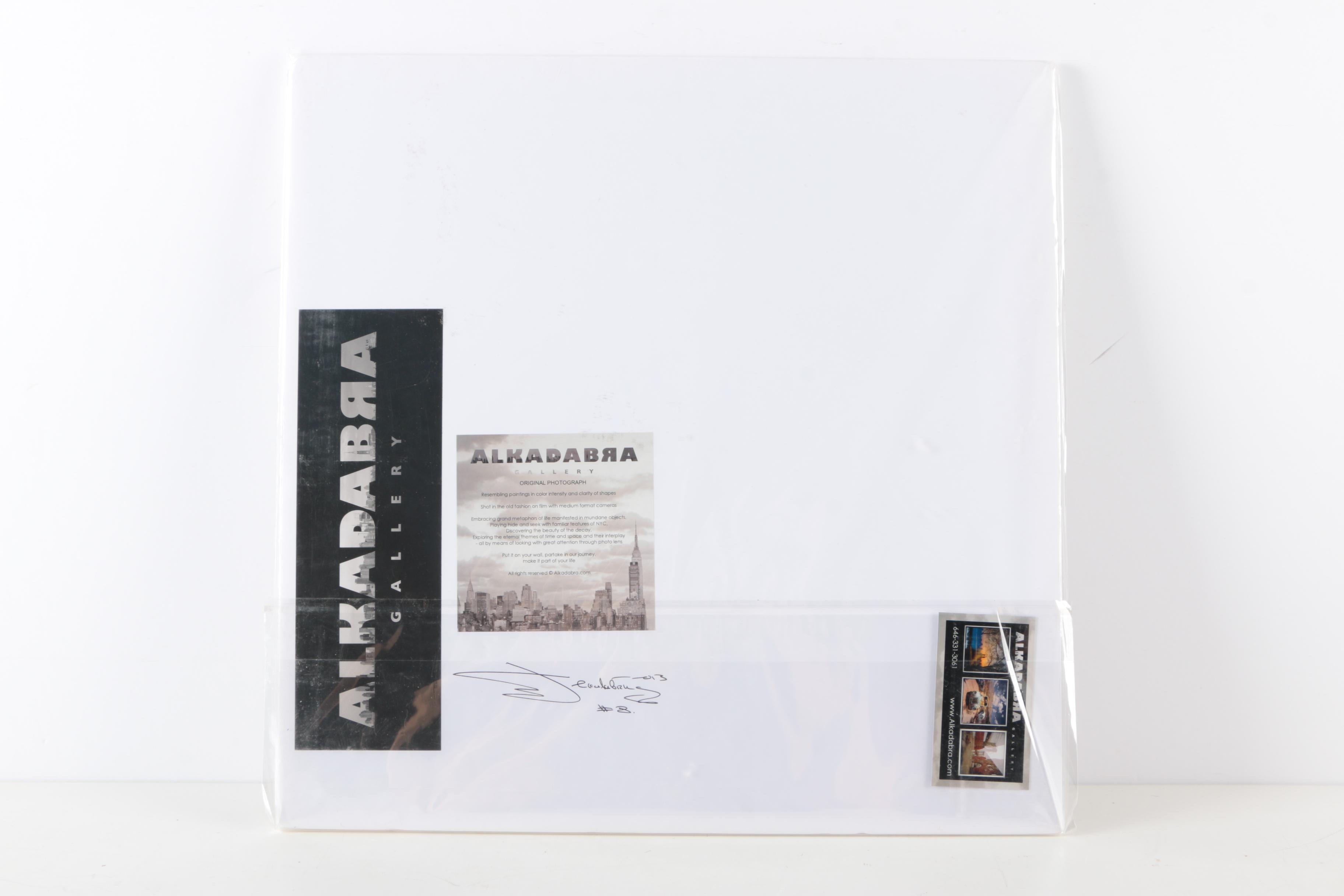 Two Black and White Signed Photos By Alkadabra Gallery