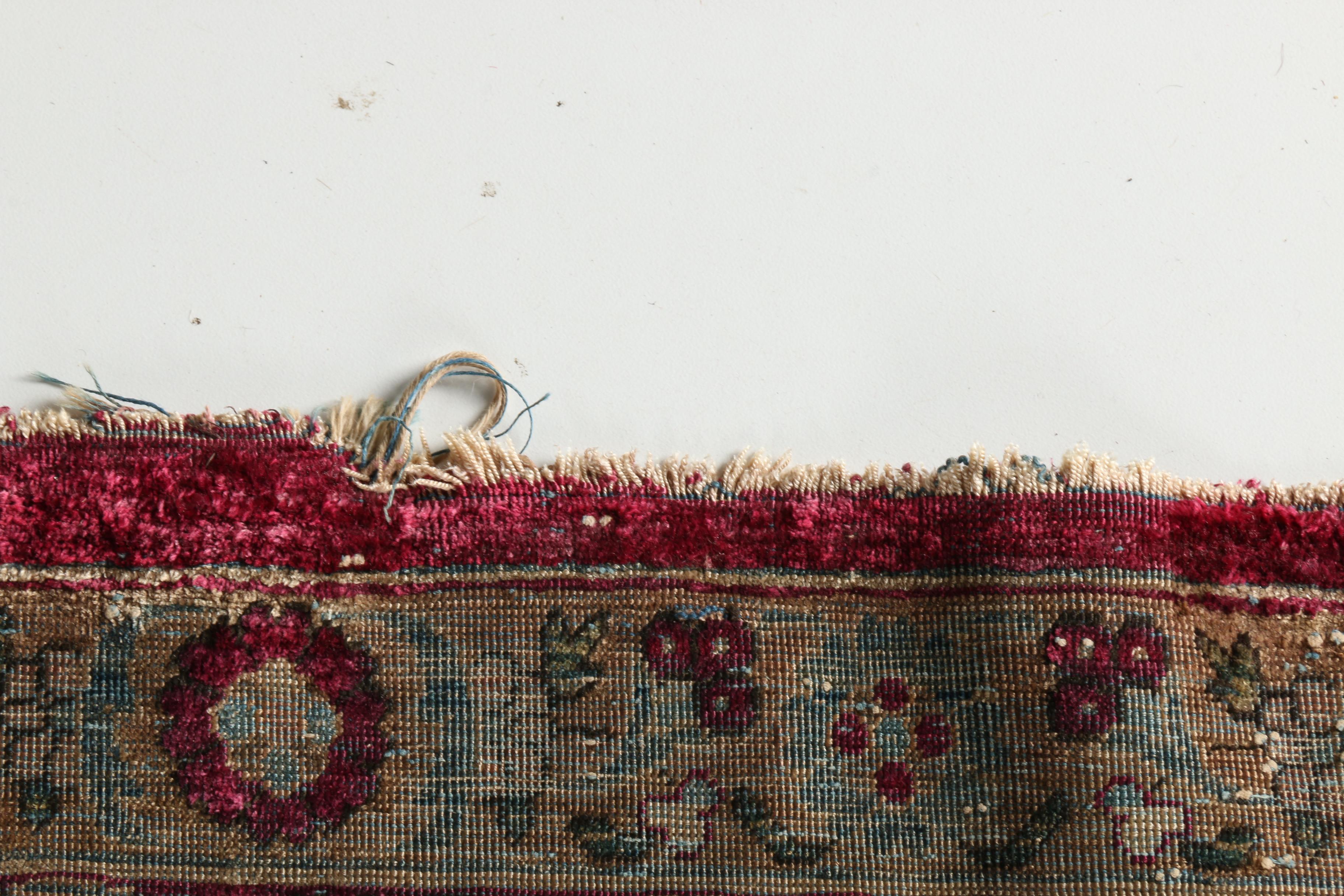 Hand-Knotted Art Silk "Taj Mahal" Persian Style Rug