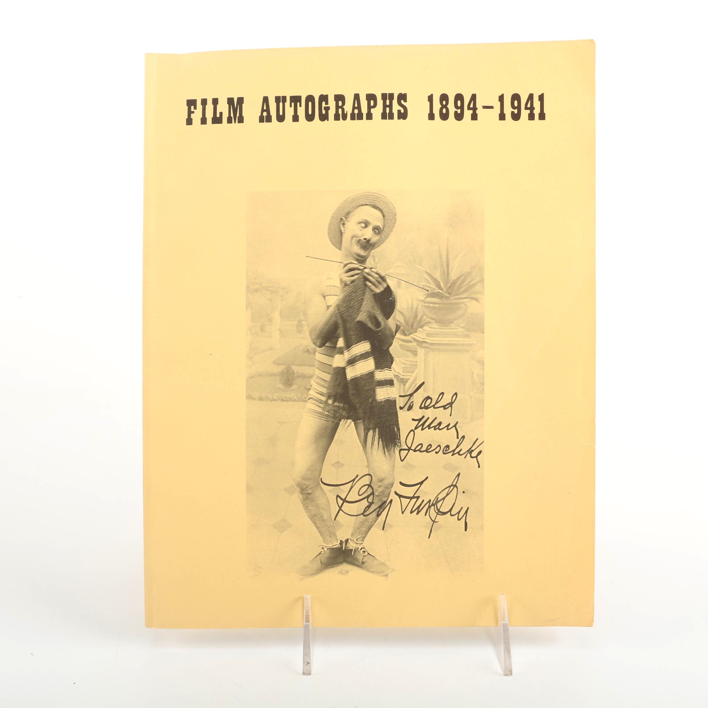 1978 "Film Autographs 1894-1941" by W. Neale Lanigan Jr.