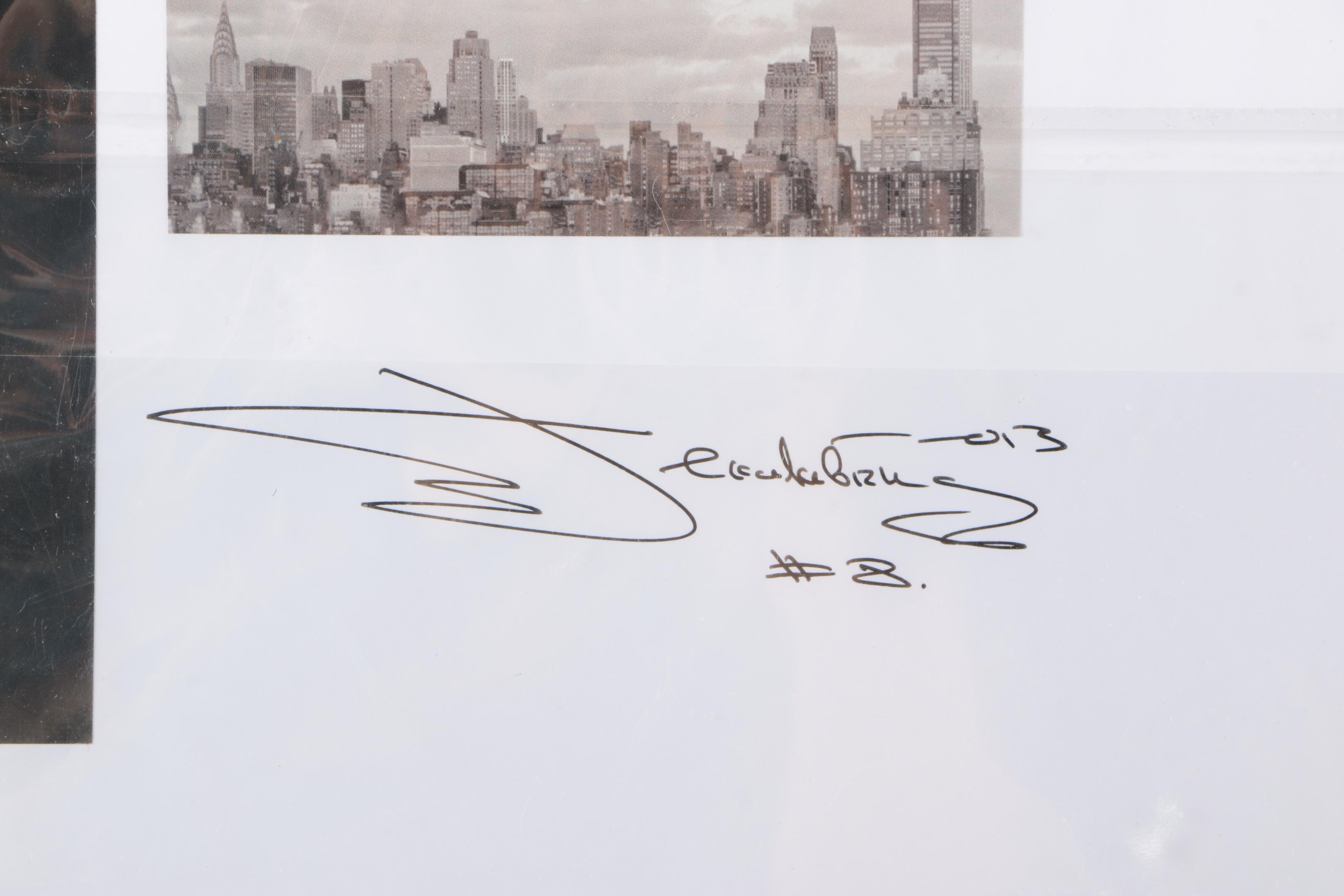 Two Black and White Signed Photos By Alkadabra Gallery