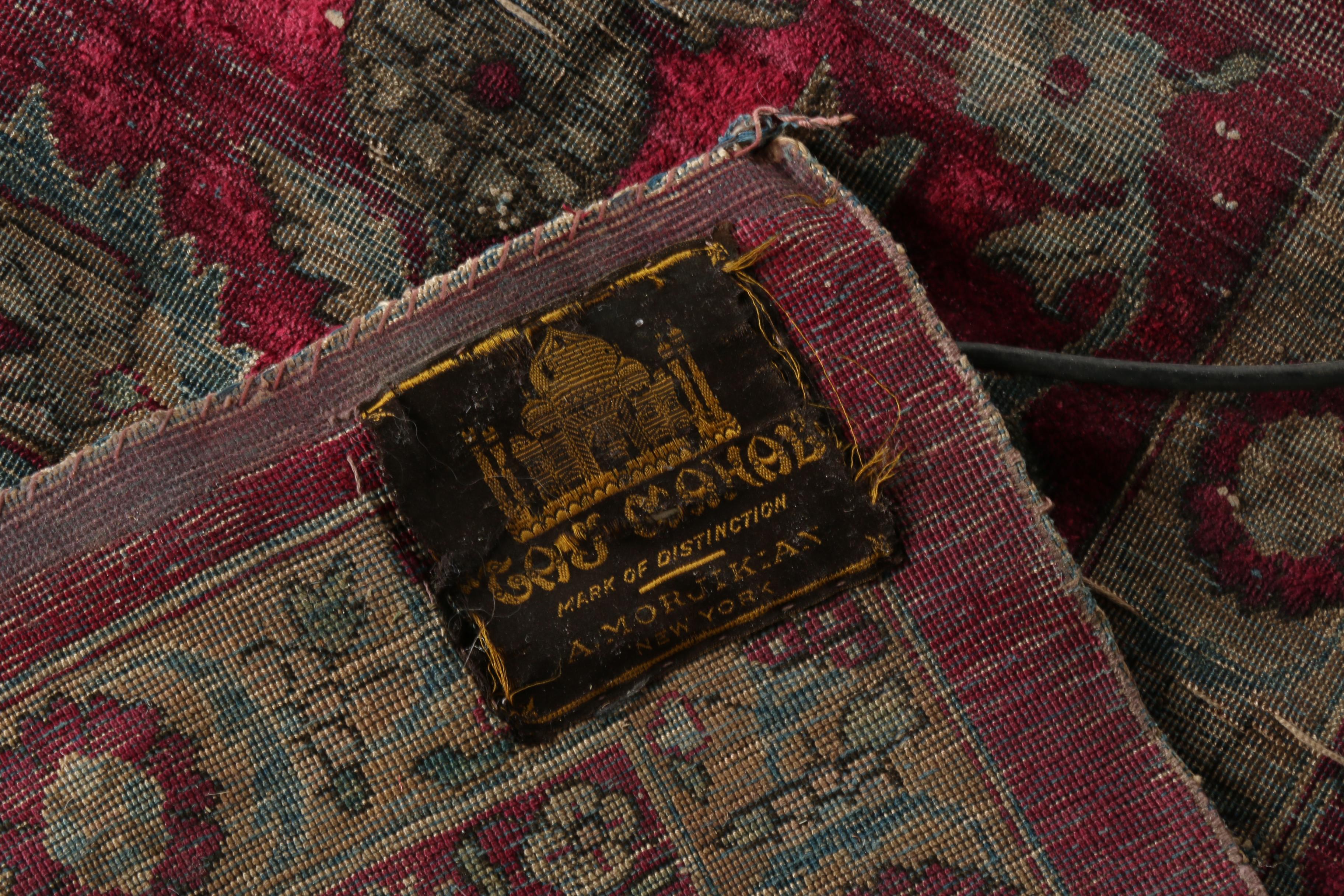 Hand-Knotted Art Silk "Taj Mahal" Persian Style Rug