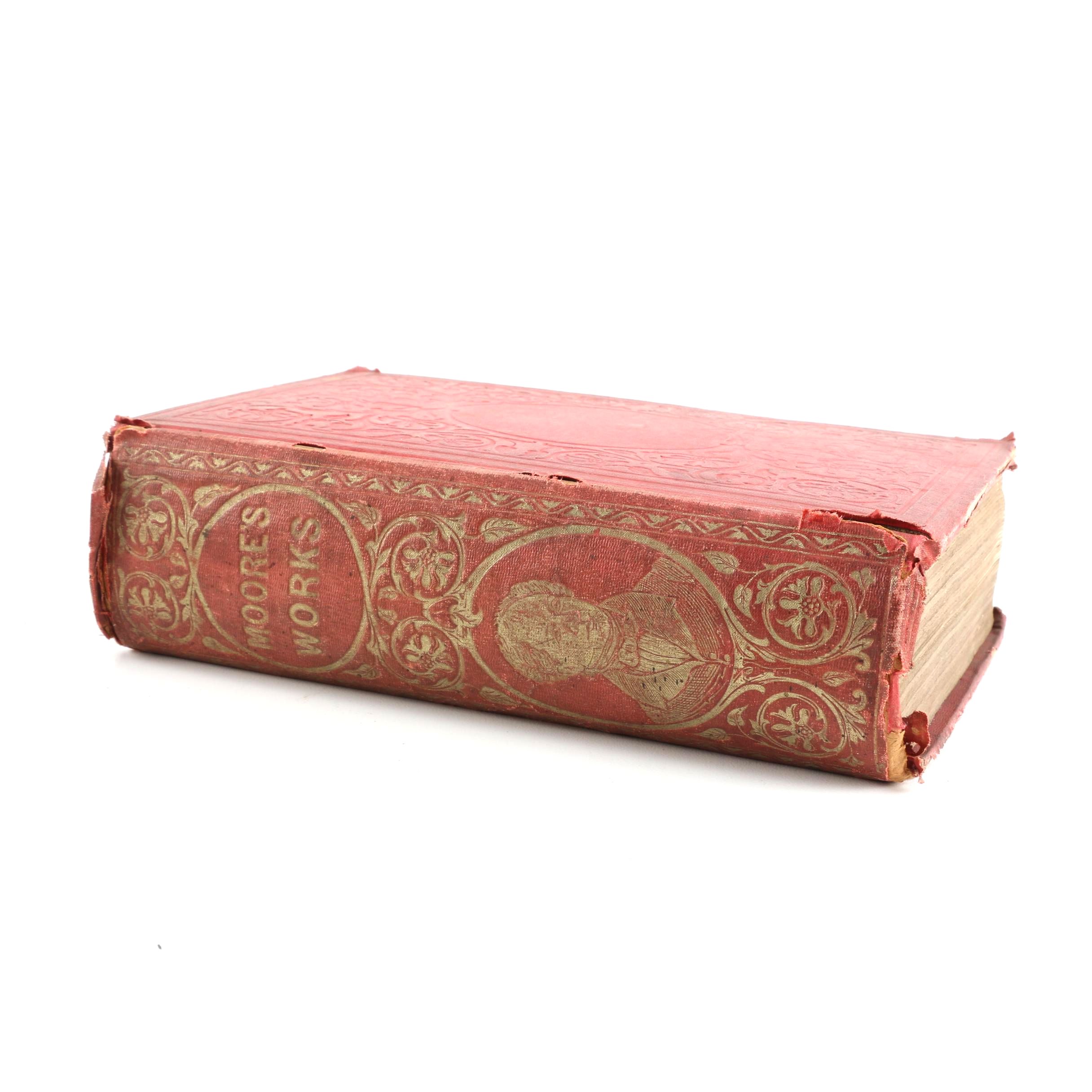 1857 "Moore's Works" by Thomas Moore
