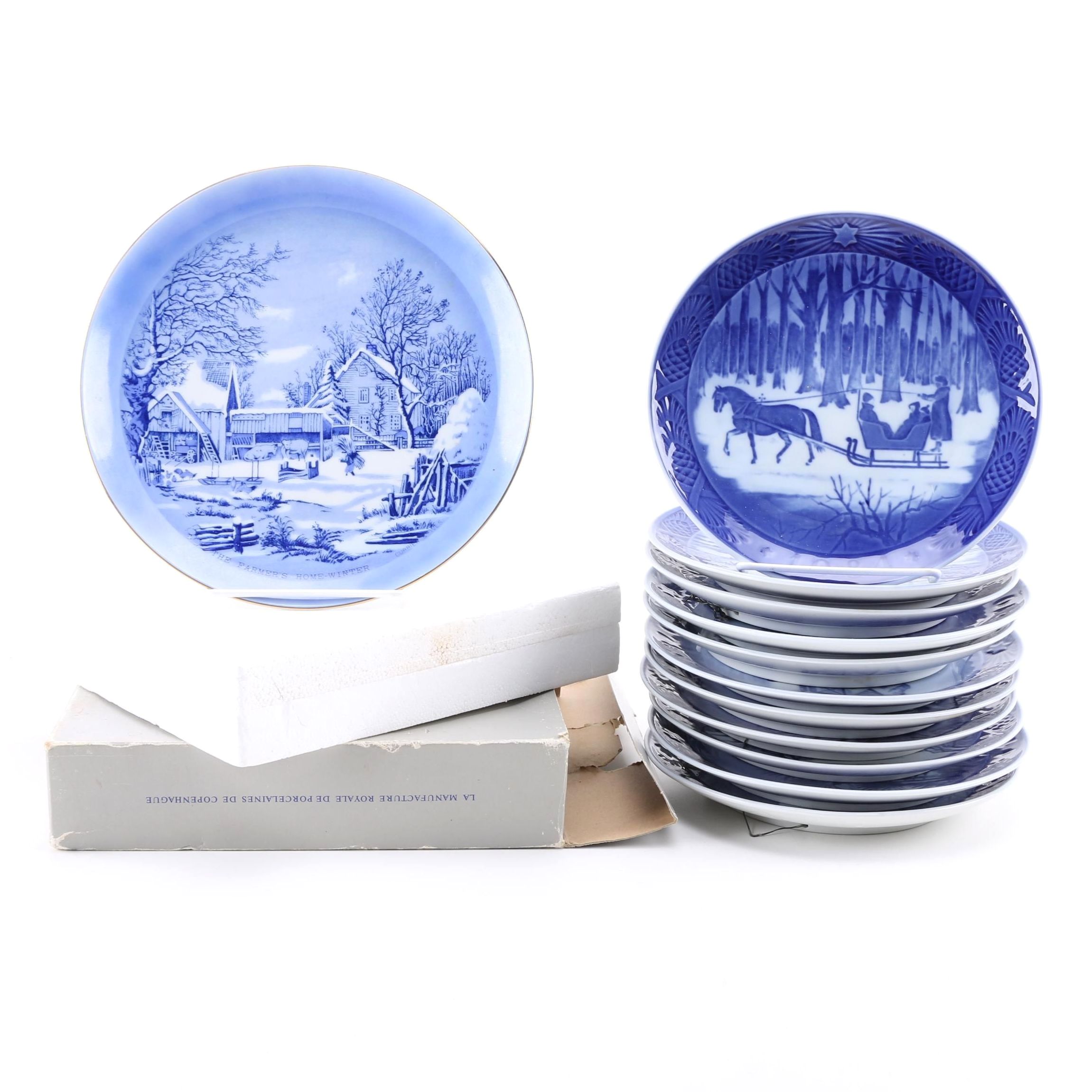 Annual Decorative Plates With Royal Copenhagen