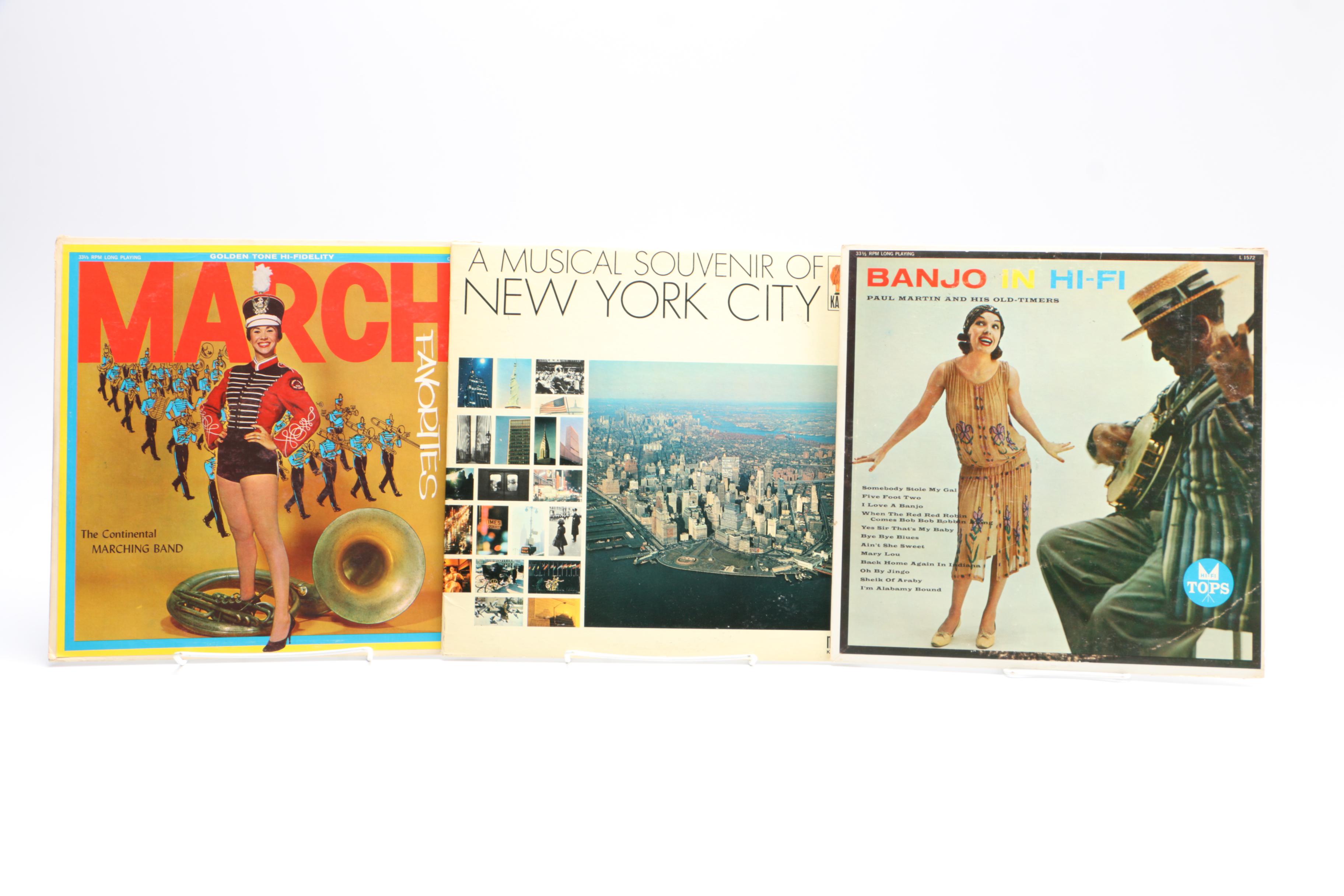 Vintage Americana and Ragtime Record Collection