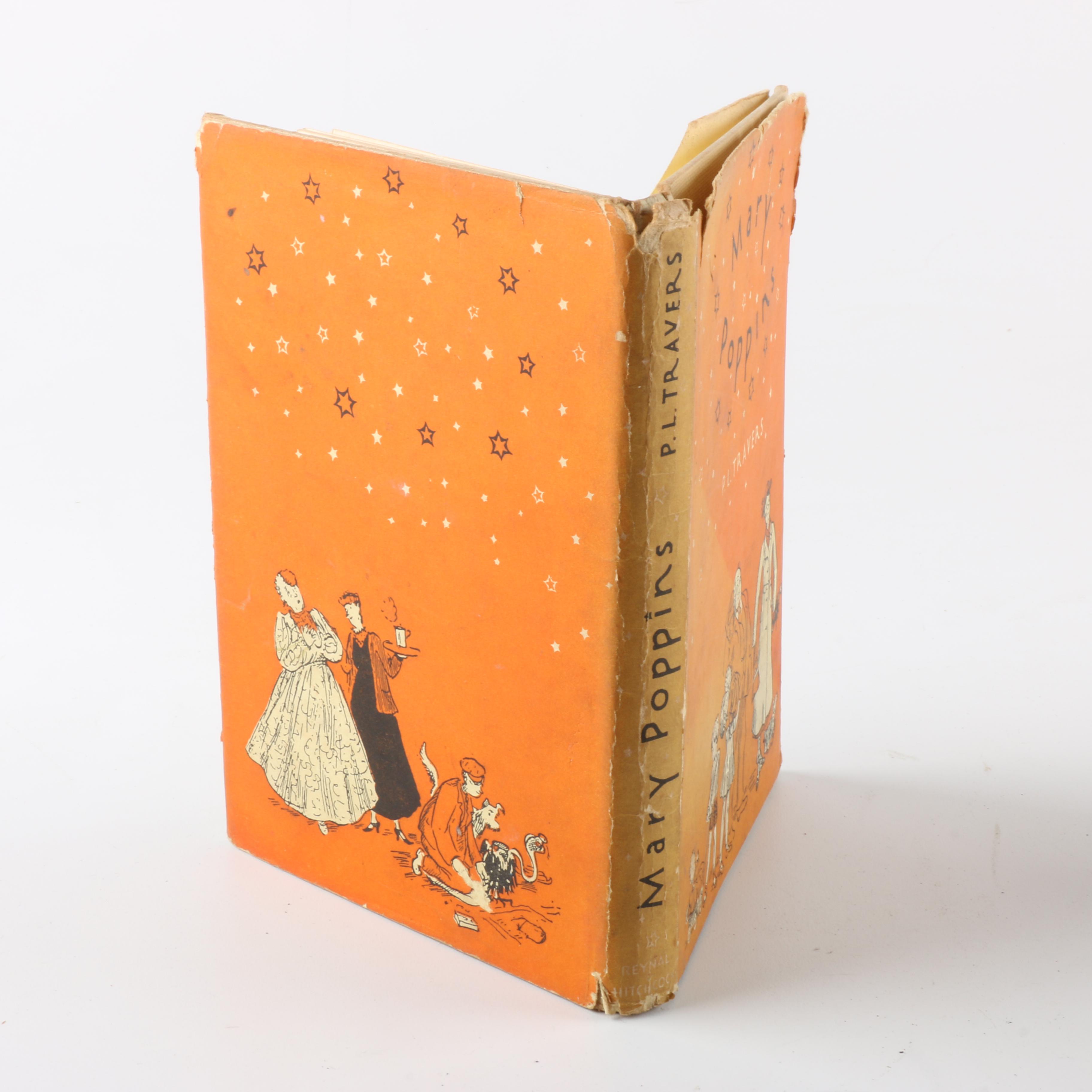 Vintage "Mary Poppins" and "The Tale of the Flopsy Bunnies" Hardcover Books