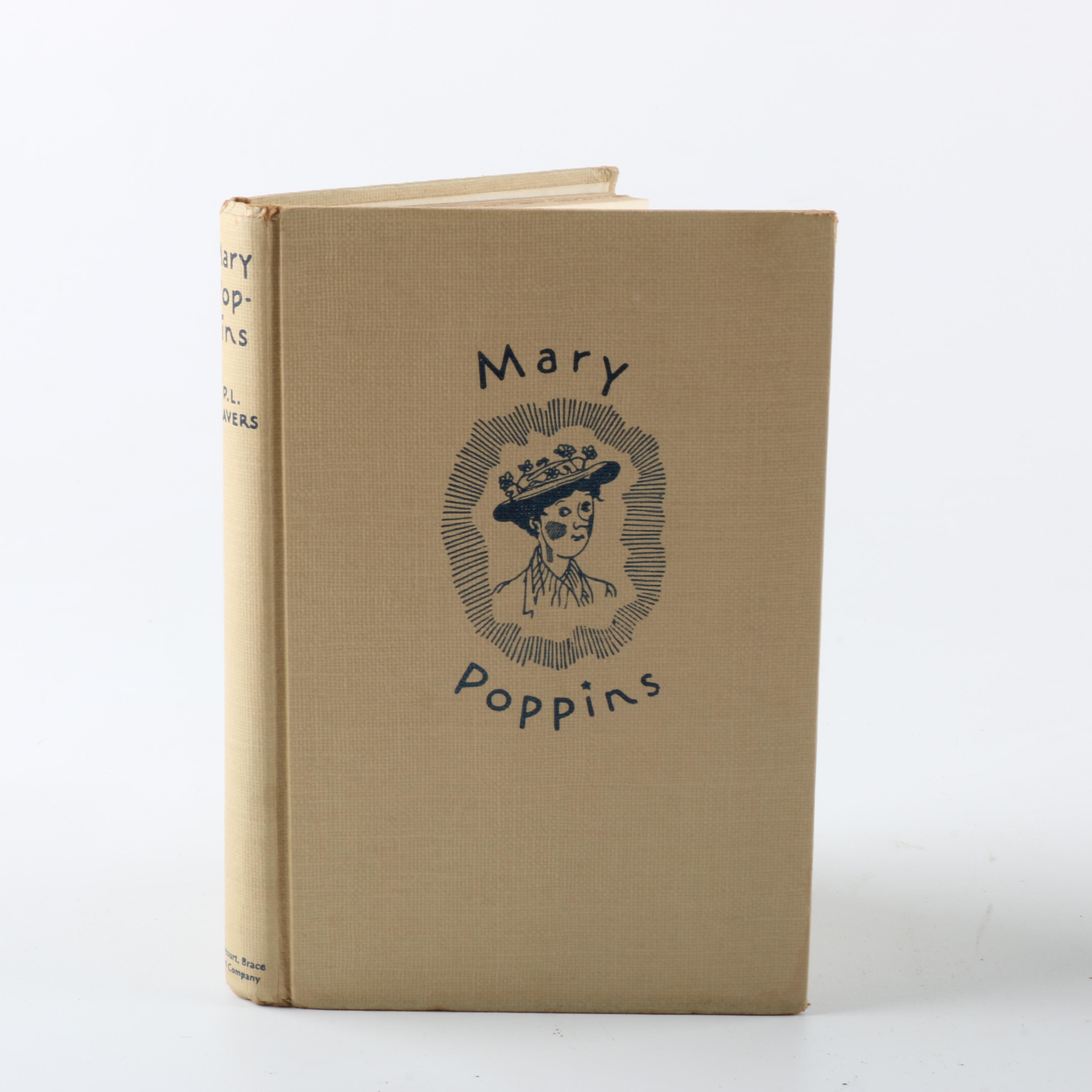 Vintage "Mary Poppins" and "The Tale of the Flopsy Bunnies" Hardcover Books