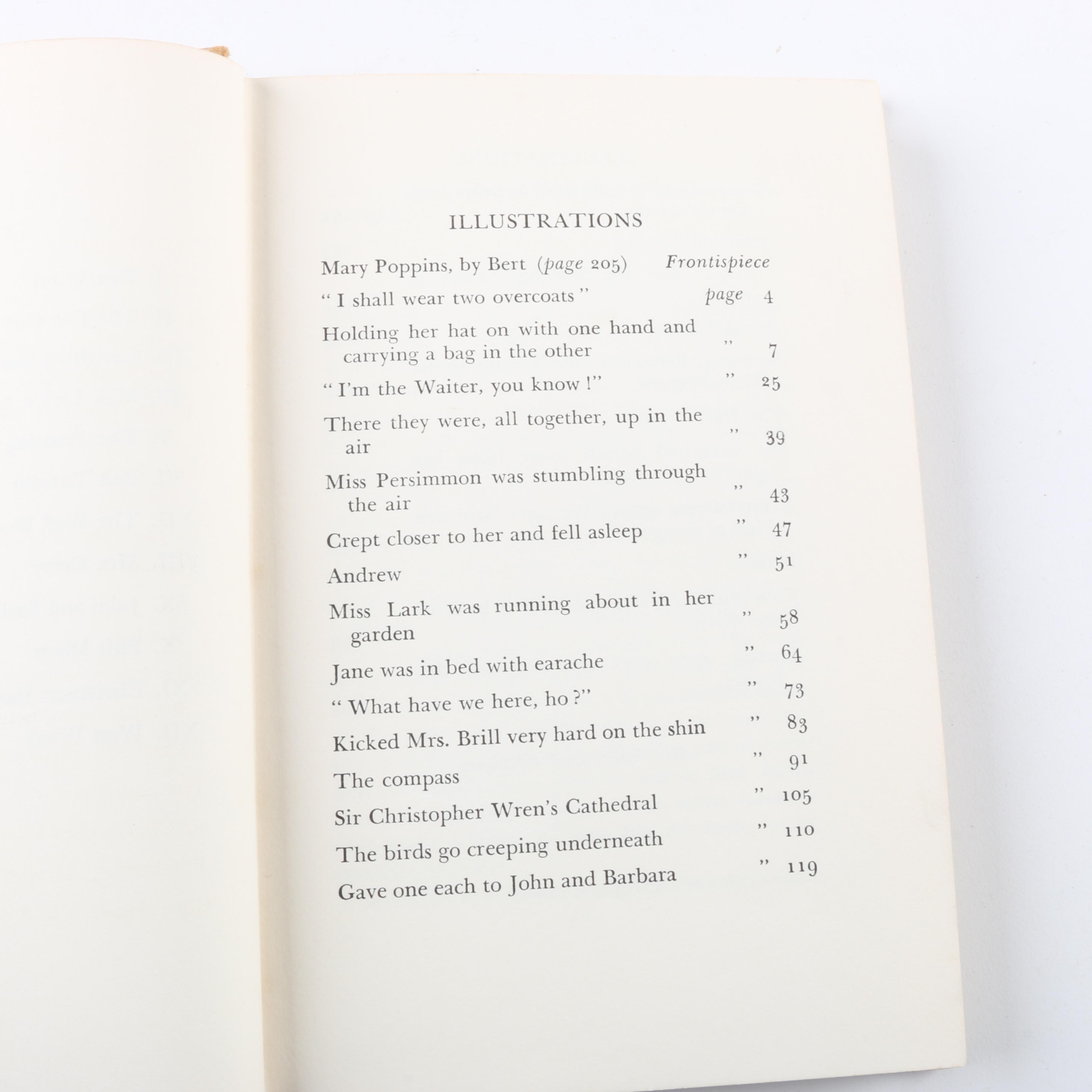 Vintage "Mary Poppins" and "The Tale of the Flopsy Bunnies" Hardcover Books