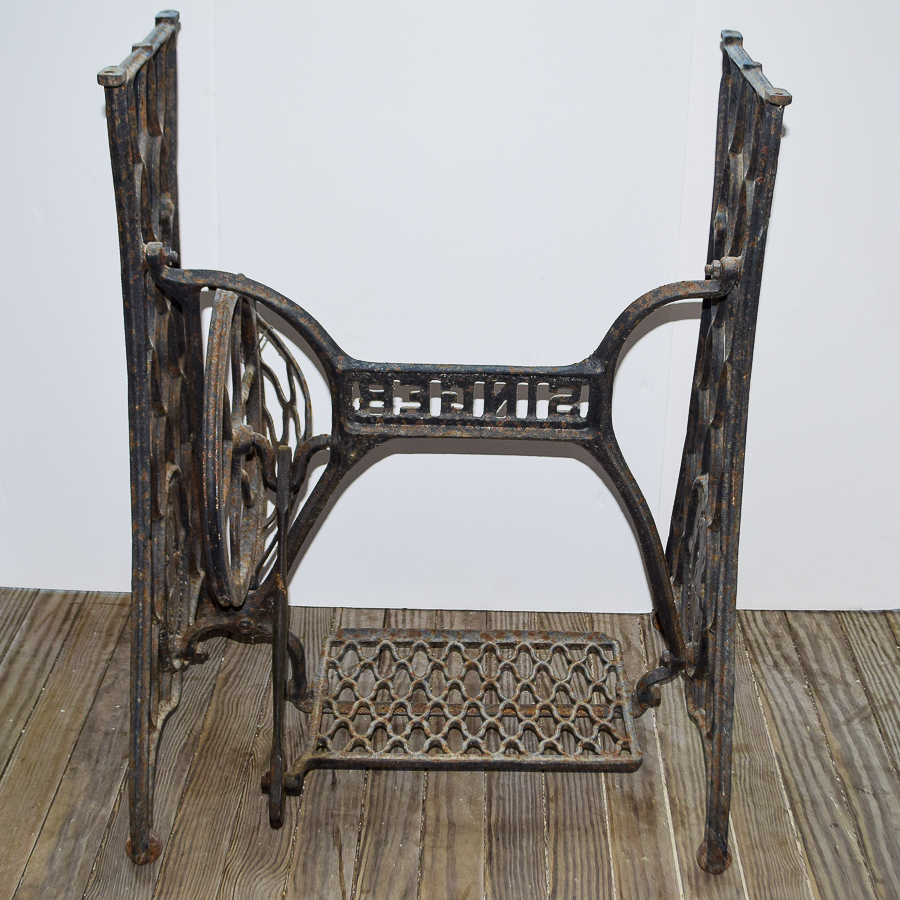 Vintage Cast Iron Singer Sewing Machine Base