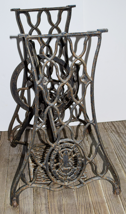 Vintage Cast Iron Singer Sewing Machine Base