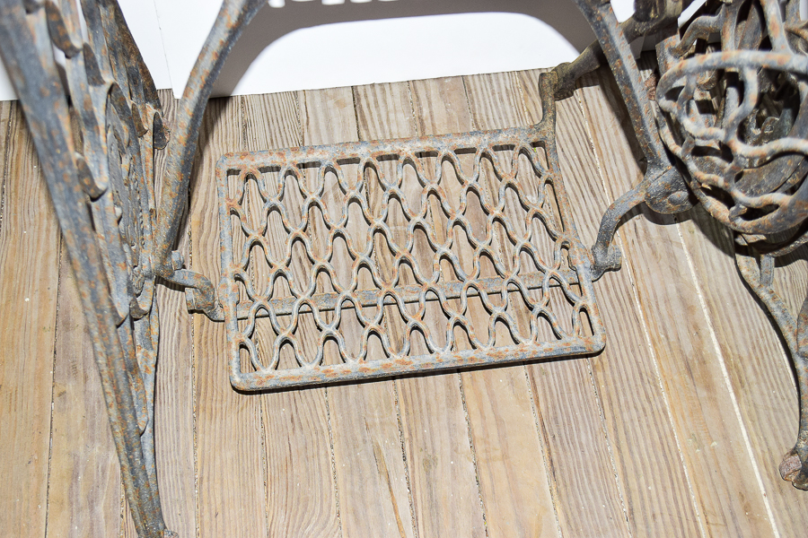 Vintage Cast Iron Singer Sewing Machine Base