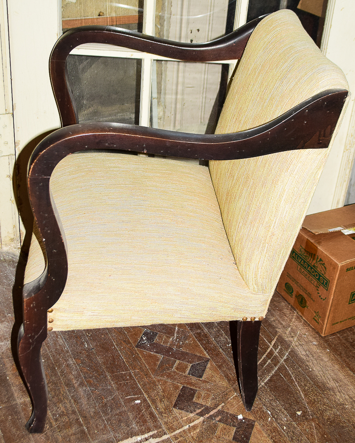 Vintage Upholstered Armchair